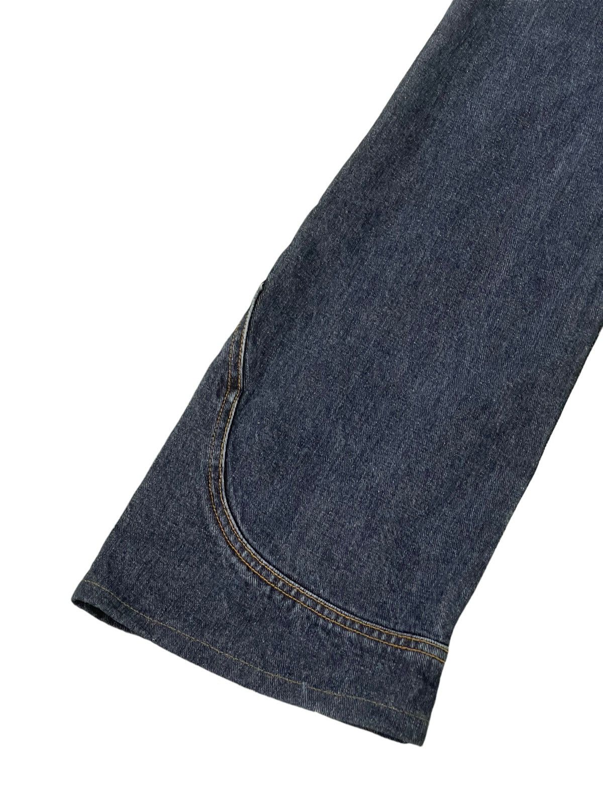 Japanese Brand Flare Jeans Custom Culture Gothic Leather Art Boot Cut 5🟦1 Size US 31 - 17 Thumbnail