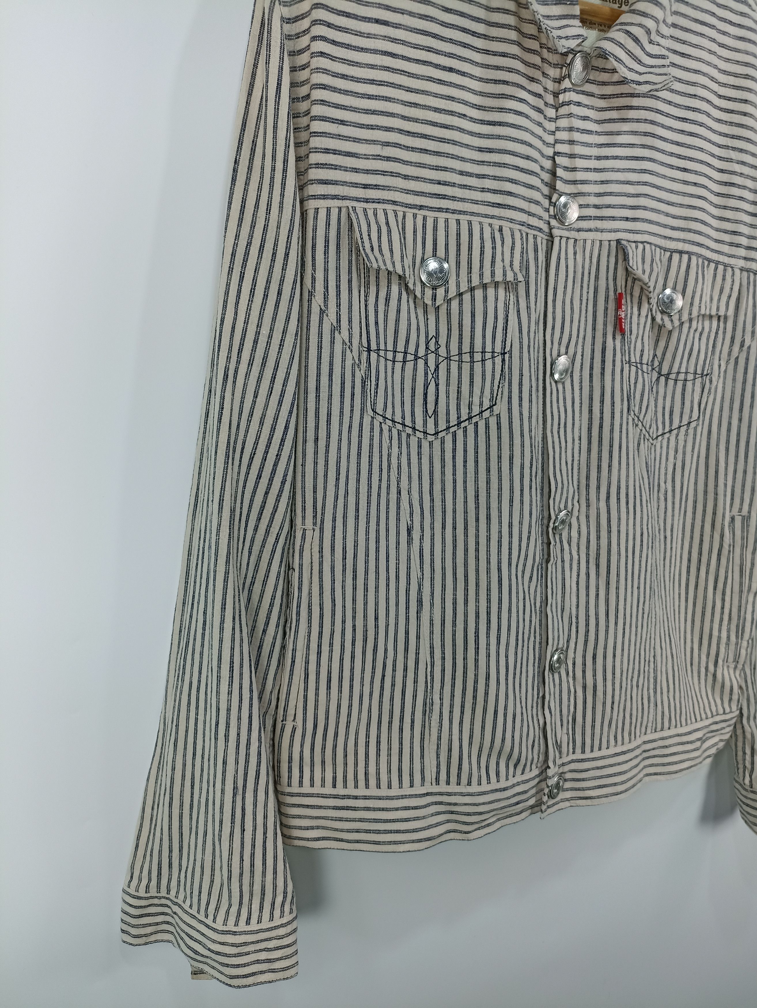 Edwin × Japanese Brand Edwin Exclusive Vintage linen Jacket Size US S / EU 44-46 / 1 - 2 Thumbnail