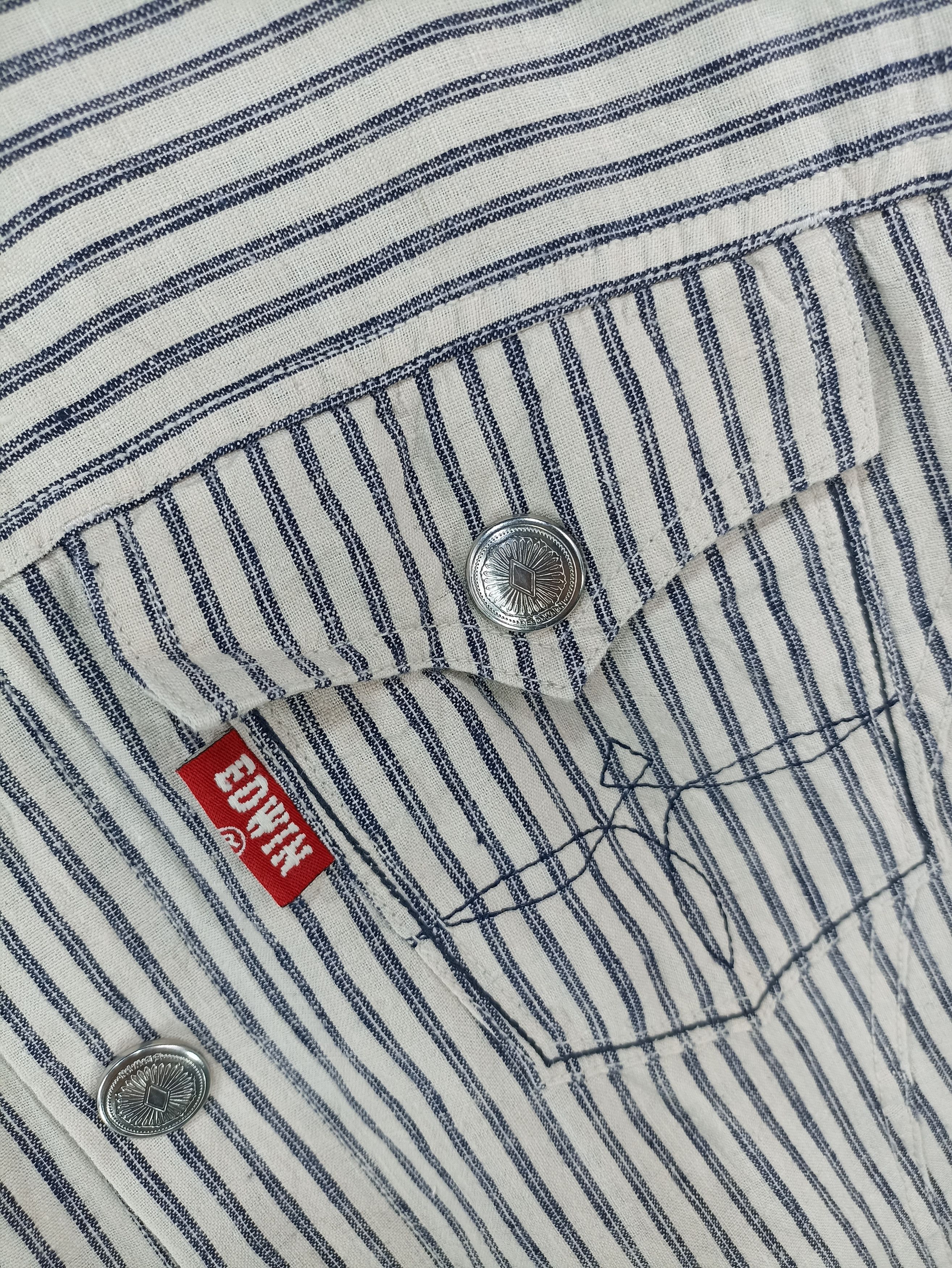 Edwin × Japanese Brand Edwin Exclusive Vintage linen Jacket Size US S / EU 44-46 / 1 - 4 Thumbnail