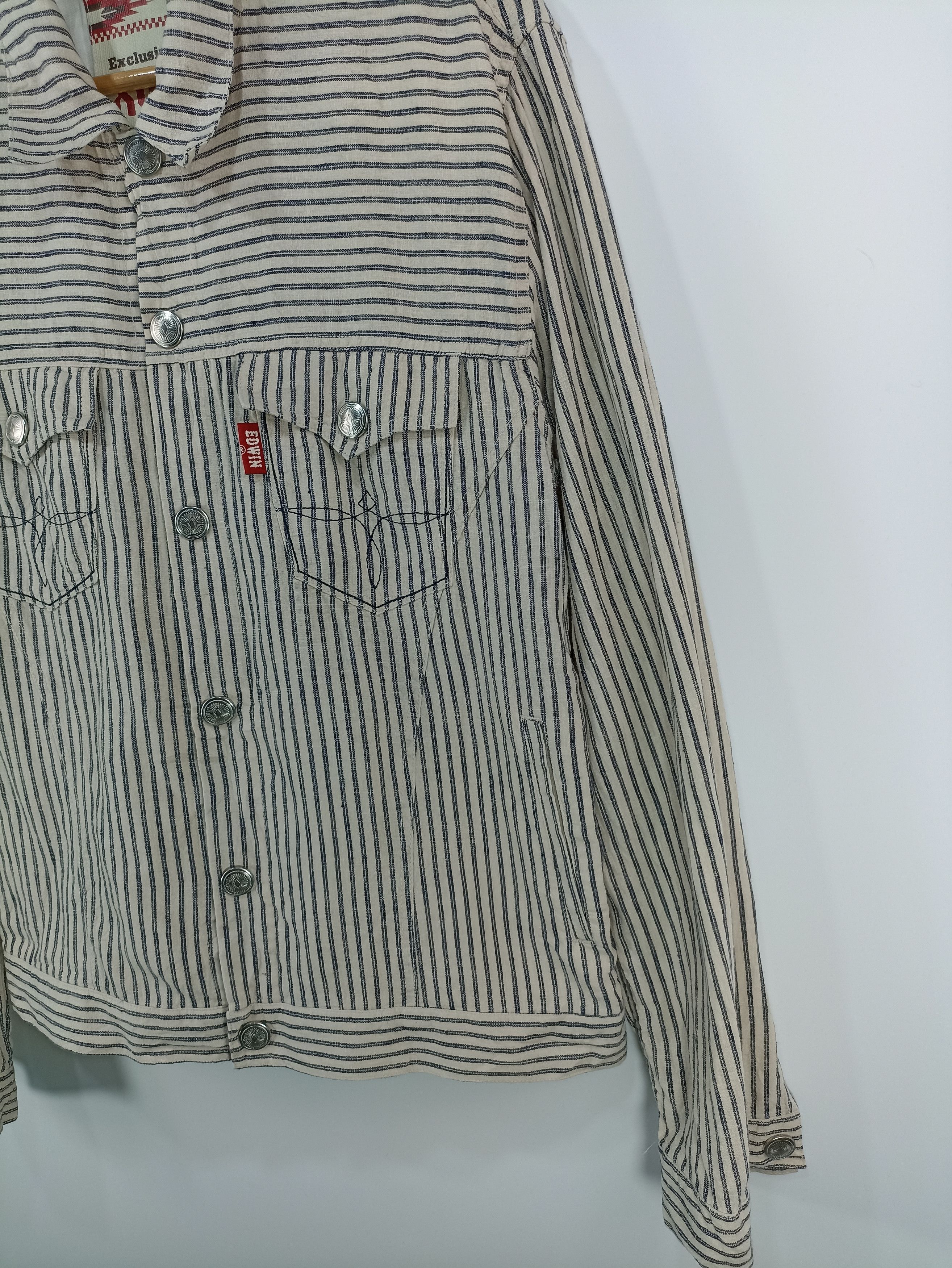 Edwin × Japanese Brand Edwin Exclusive Vintage linen Jacket Size US S / EU 44-46 / 1 - 3 Thumbnail