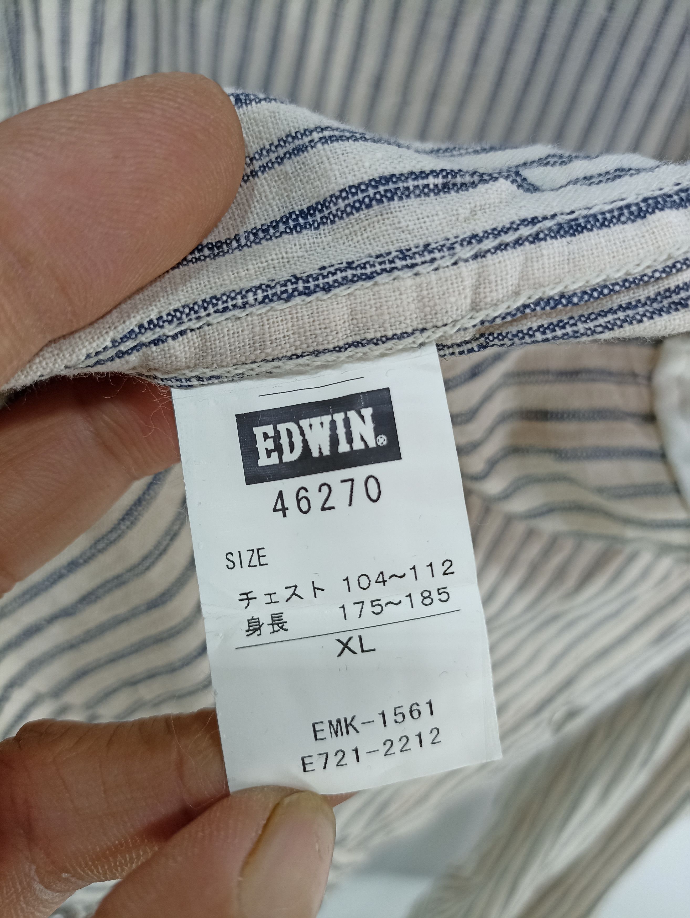 Edwin × Japanese Brand Edwin Exclusive Vintage linen Jacket Size US S / EU 44-46 / 1 - 7 Thumbnail