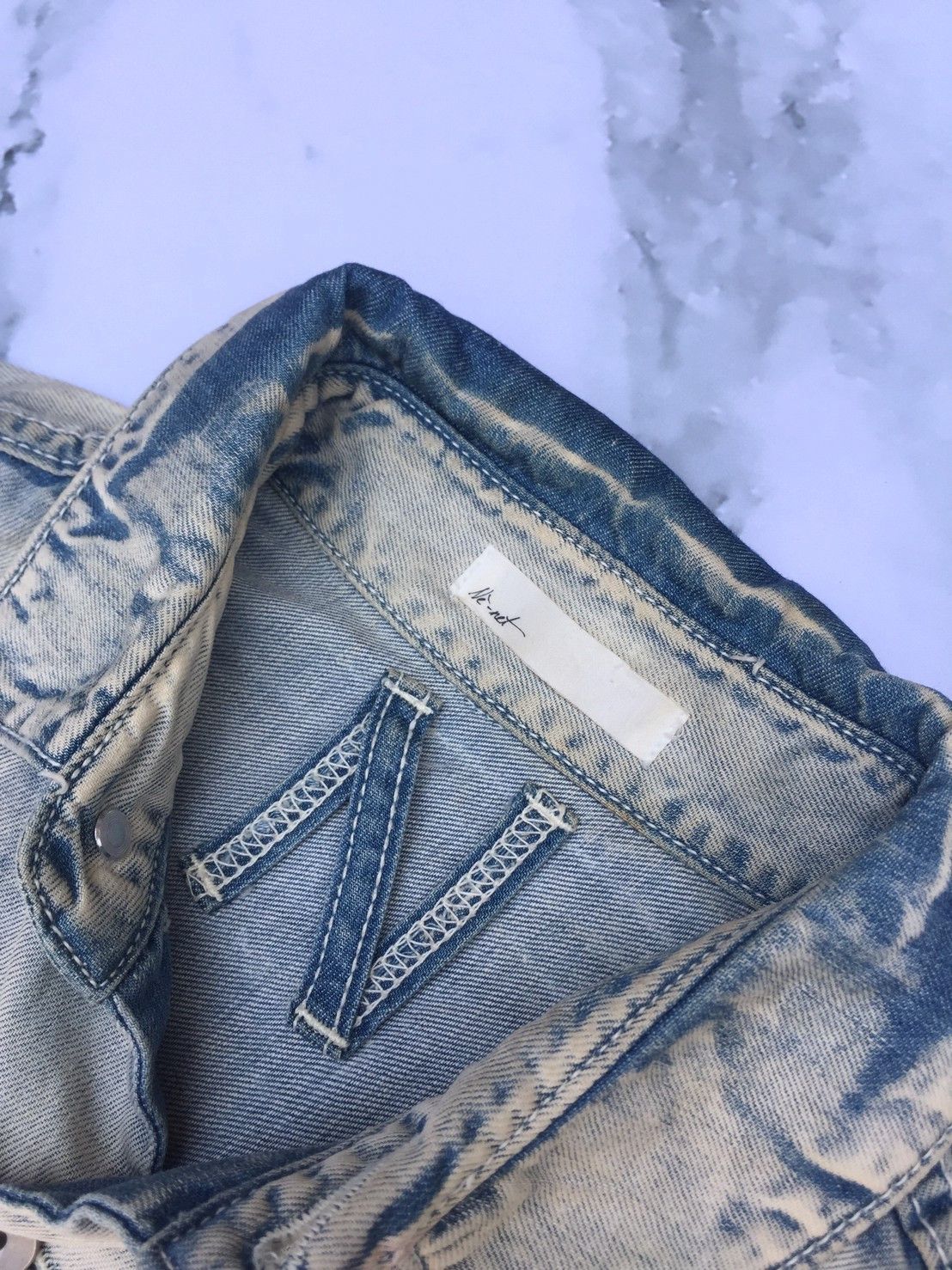 Issey Miyake × Ne-Net ne-net type 1 denim jacket Size L / US 10 / IT 46 - 2 Thumbnail