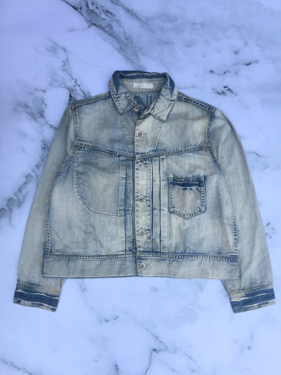 Issey Miyake × Ne-Net ne-net type 1 denim jacket Size L / US 10 / IT 46 - 1 Thumbnail