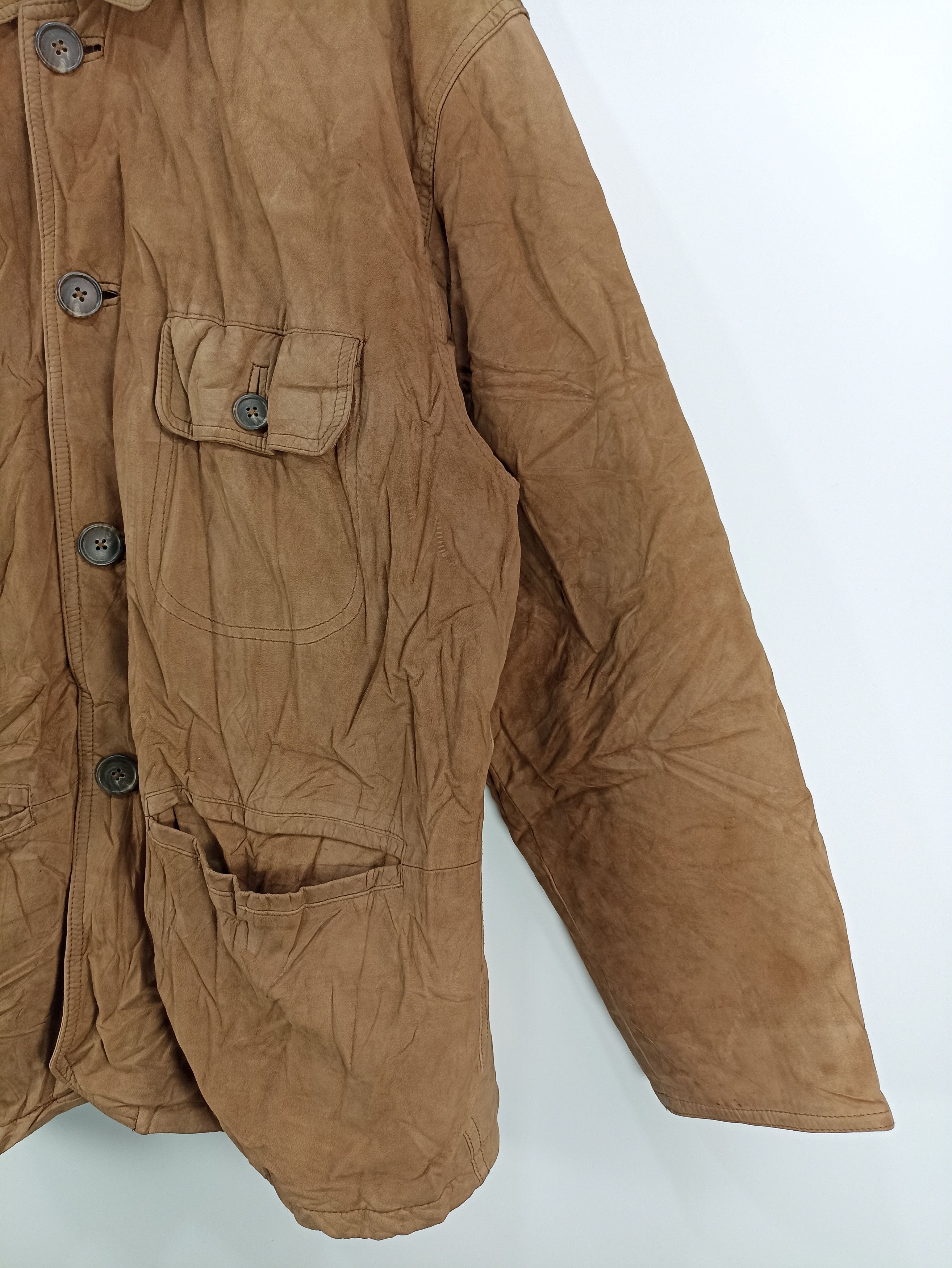 Japanese Brand × Vintage Vintage New England Real Leather Jacket Size US M / EU 48-50 / 2 - 2 Thumbnail