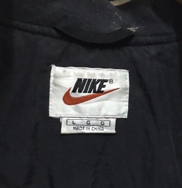 Nike × Vintage Vintage 90s Nike half zipper jacket Size US L / EU 52-54 / 3 - 3 Thumbnail