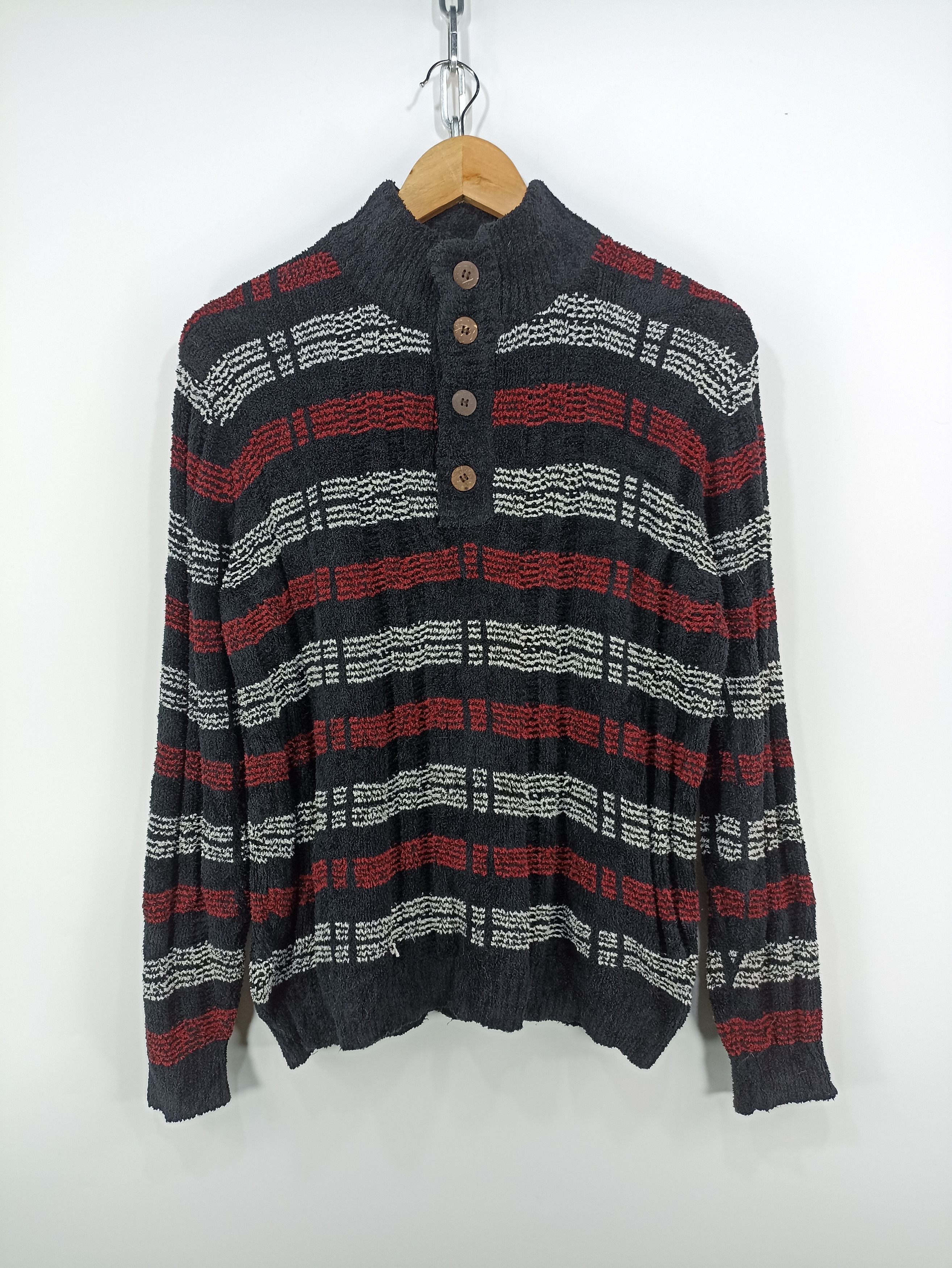 Japanese Brand × Kansai Yamamoto × Vintage Vintage Kansai Yamamoto Button Neck Size US M / EU 48-50 / 2 - 1 Thumbnail