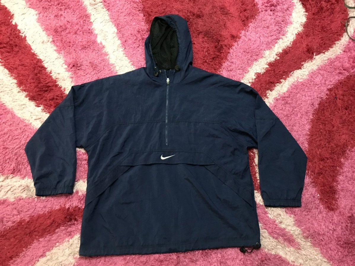 Nike × Vintage Vintage Nike half zipper jacket hoodie Size US L / EU 52-54 / 3 - 10 Thumbnail