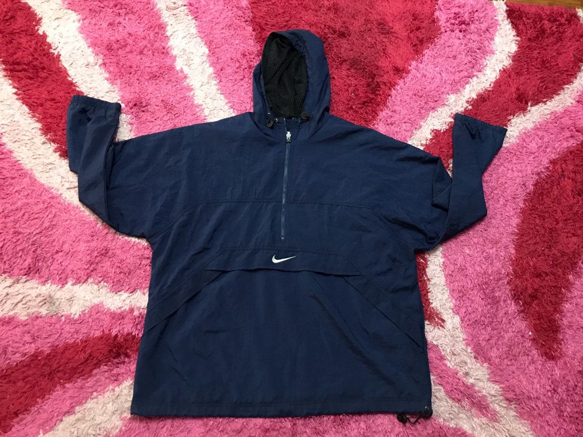 Nike × Vintage Vintage Nike half zipper jacket hoodie Size US L / EU 52-54 / 3 - 11 Thumbnail