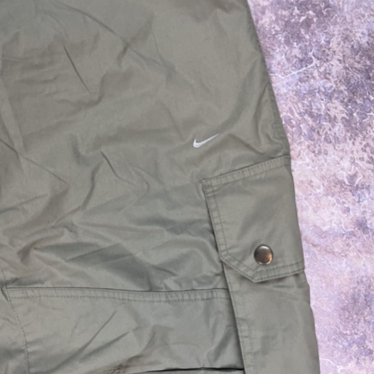 Japanese Brand × Nike × Vintage VINTAGE JAPAN STYLE Y2K NIKE SHOX MINI SWOOSH CARGO PANTS Size US 32 / EU 48 - 5 Thumbnail