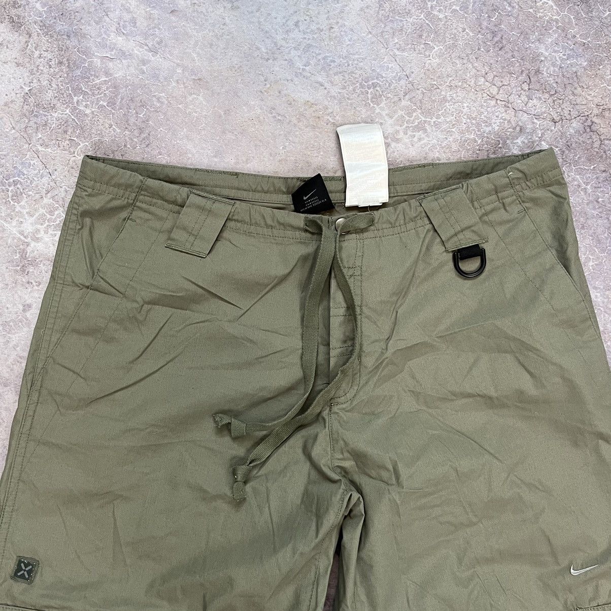 Japanese Brand × Nike × Vintage VINTAGE JAPAN STYLE Y2K NIKE SHOX MINI SWOOSH CARGO PANTS Size US 32 / EU 48 - 4 Thumbnail