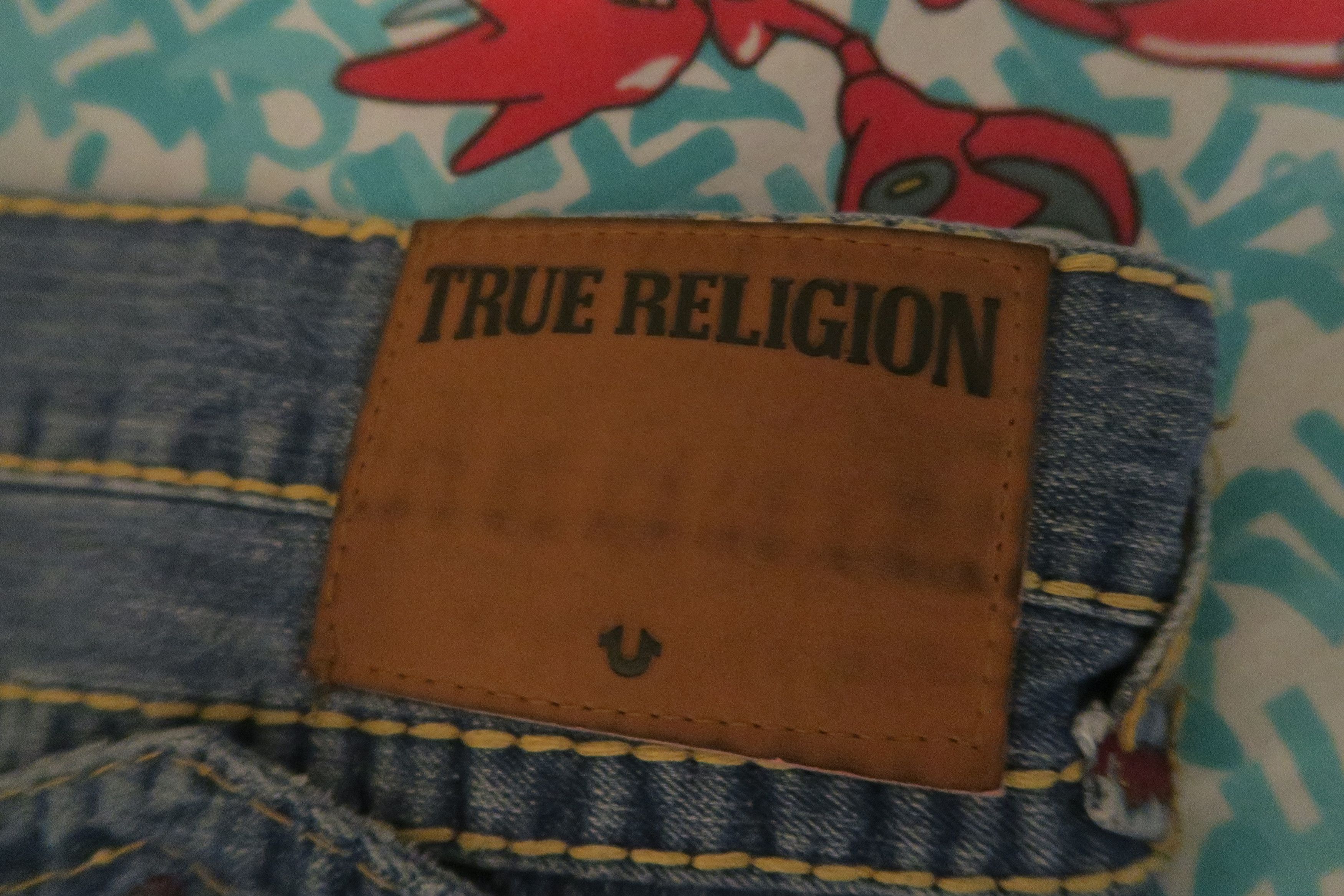 True Religion VTG True Religion Distressed Mega T Stitch Jeans Medium Wash Size US 42 / EU 58 - 5 Thumbnail