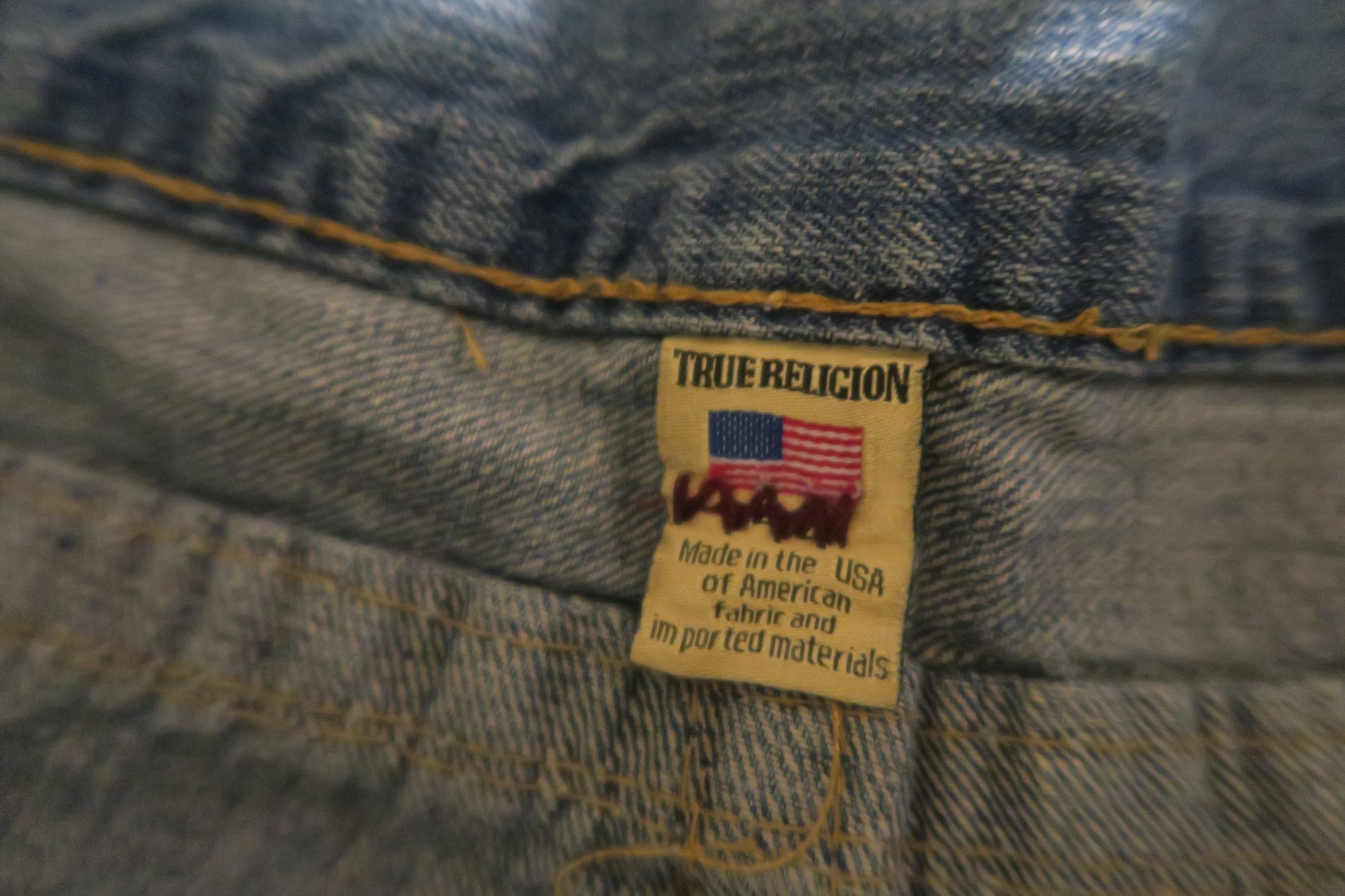 True Religion VTG True Religion Distressed Mega T Stitch Jeans Medium Wash Size US 42 / EU 58 - 3 Thumbnail