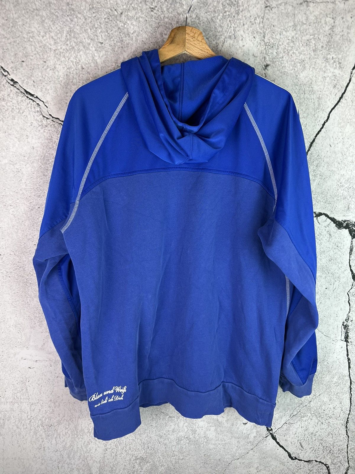 Adidas Vintage Adidas Schalke soccer football zip sweatshirt Size US L / EU 52-54 / 3 - 2 Thumbnail