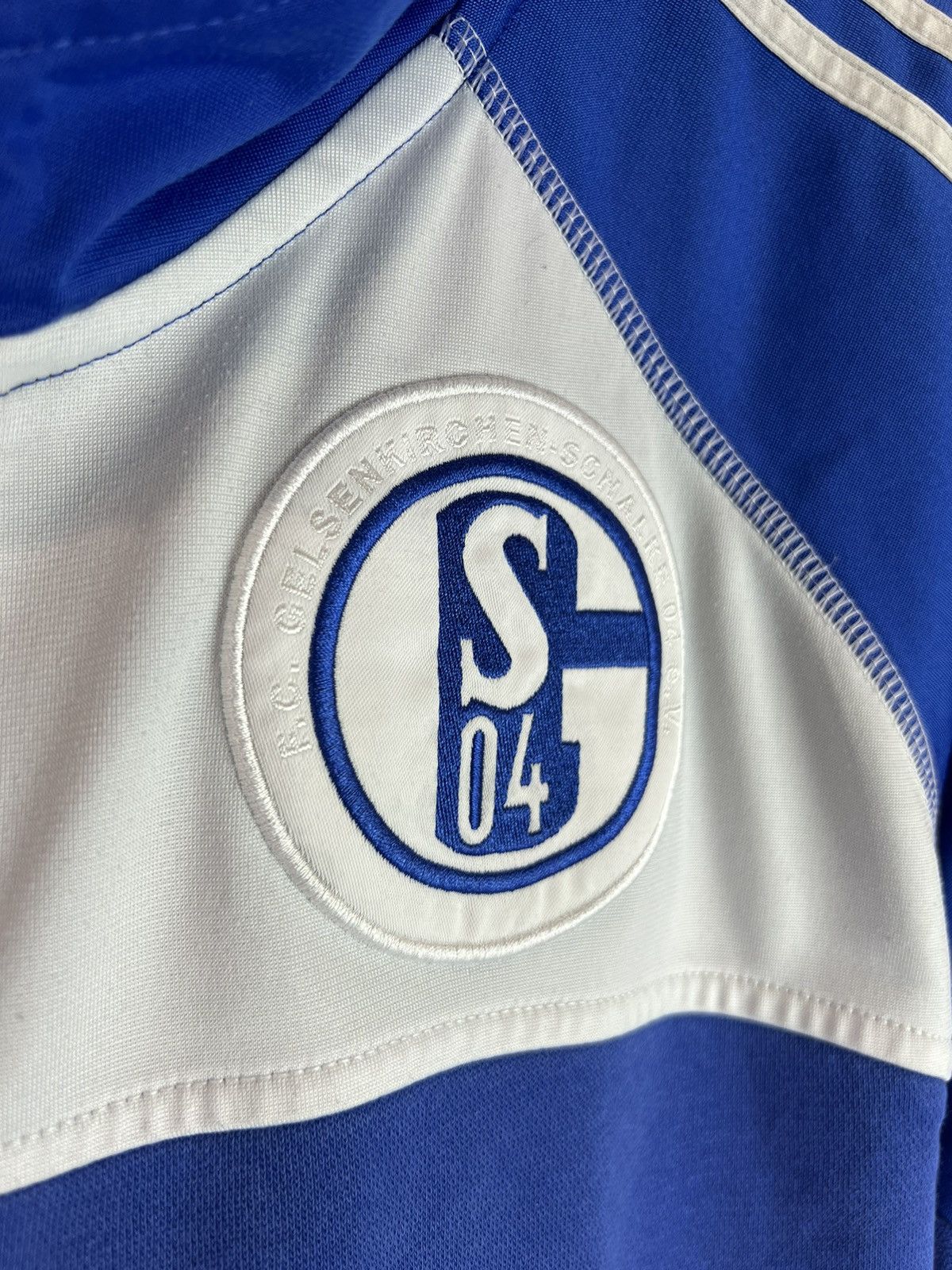 Adidas Vintage Adidas Schalke soccer football zip sweatshirt Size US L / EU 52-54 / 3 - 3 Thumbnail