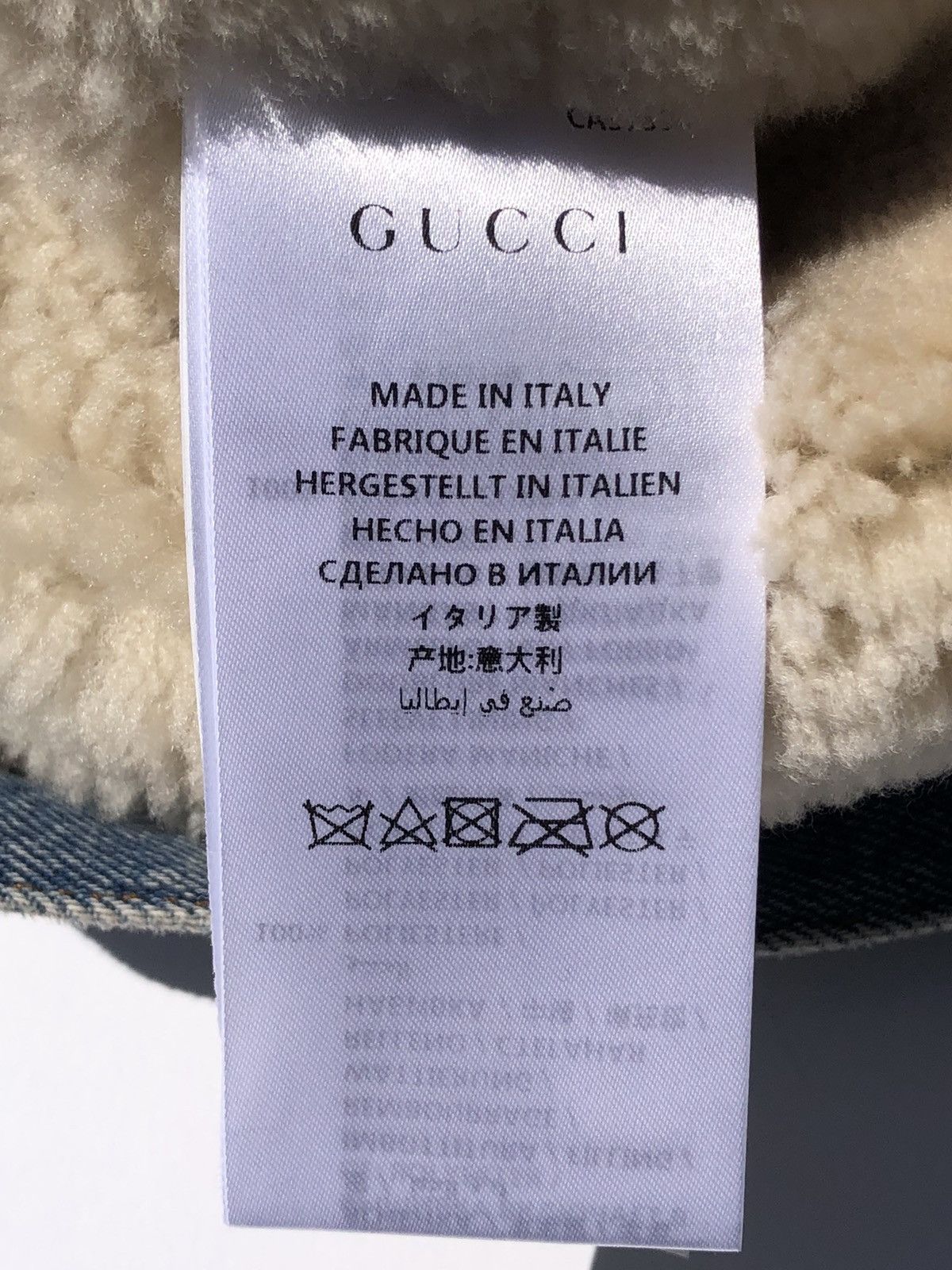 Gucci Gucci DIY Embroidered Shearling Denim Jacket 40 Size US S / EU 44-46 / 1 - 14 Thumbnail