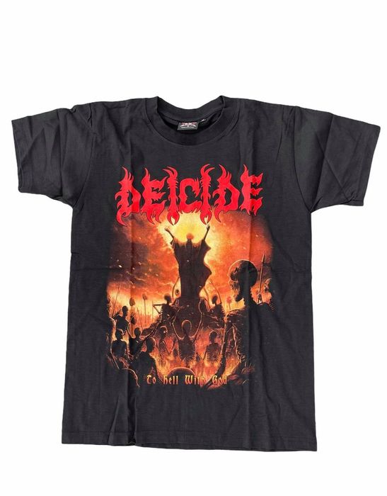 Vintage Deicide Death Metal Vetements Style Horror Satan Shirt Size US M / EU 48-50 / 2 - 1 Preview