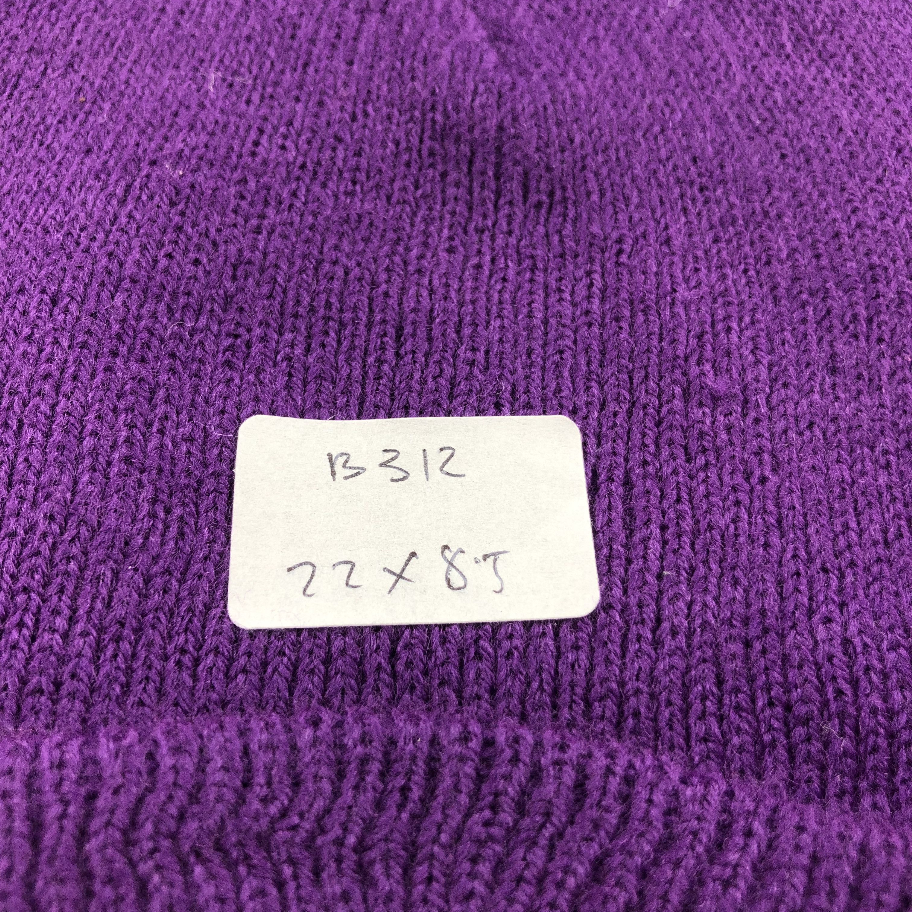 Supra Supra Purple Beanie Snowcap Snow Hat B312 Size ONE SIZE - 7 Thumbnail