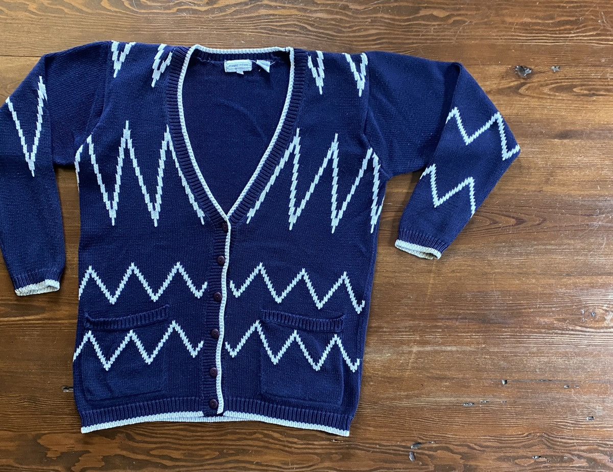 Vintage Vintage 90’s Jeanne Pierre Women’s Knit Cardigan Sweater Size M / US 6-8 / IT 42-44 - 1 Thumbnail