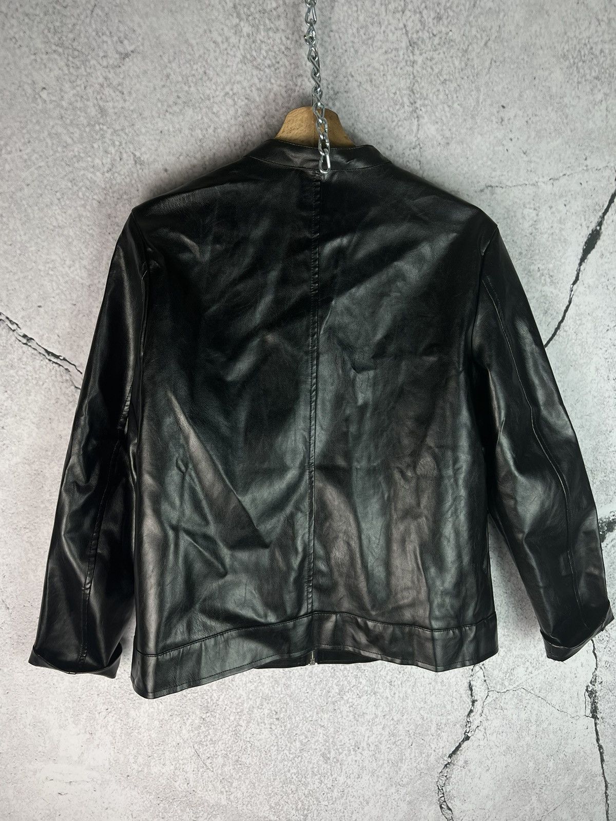 Vintage Vintage avant garde eco light leather jacket Size M / US 6-8 / IT 42-44 - 2 Thumbnail