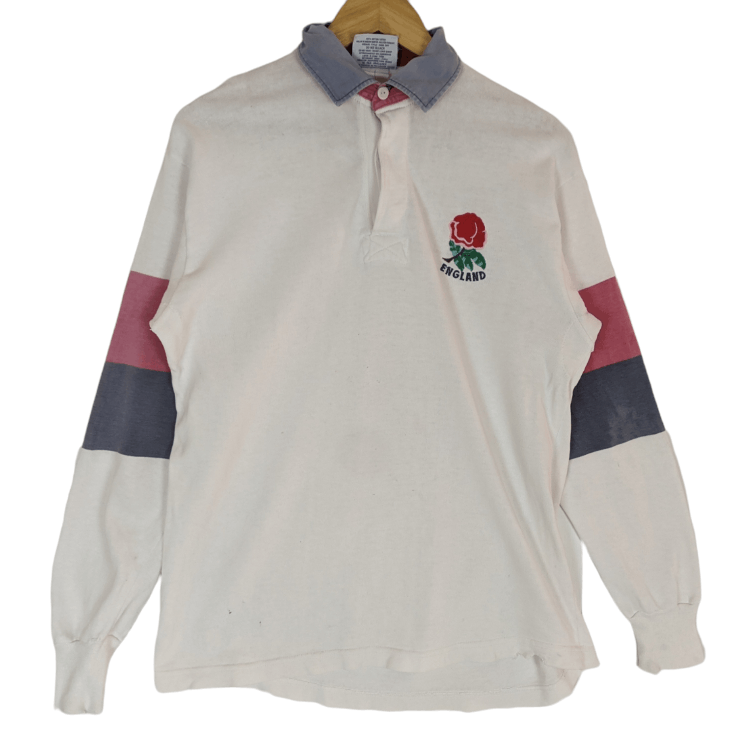 Barbarian Vintage BARBARIAN England Rugby Team Jersey Sweatshirt Size US M / EU 48-50 / 2 - 2 Thumbnail