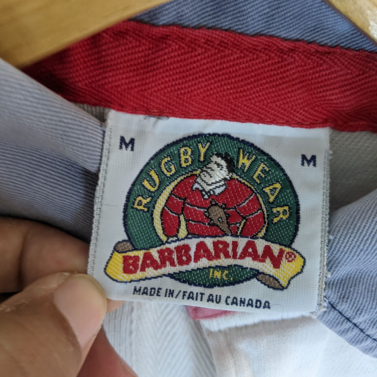 Barbarian Vintage BARBARIAN England Rugby Team Jersey Sweatshirt Size US M / EU 48-50 / 2 - 13 Thumbnail