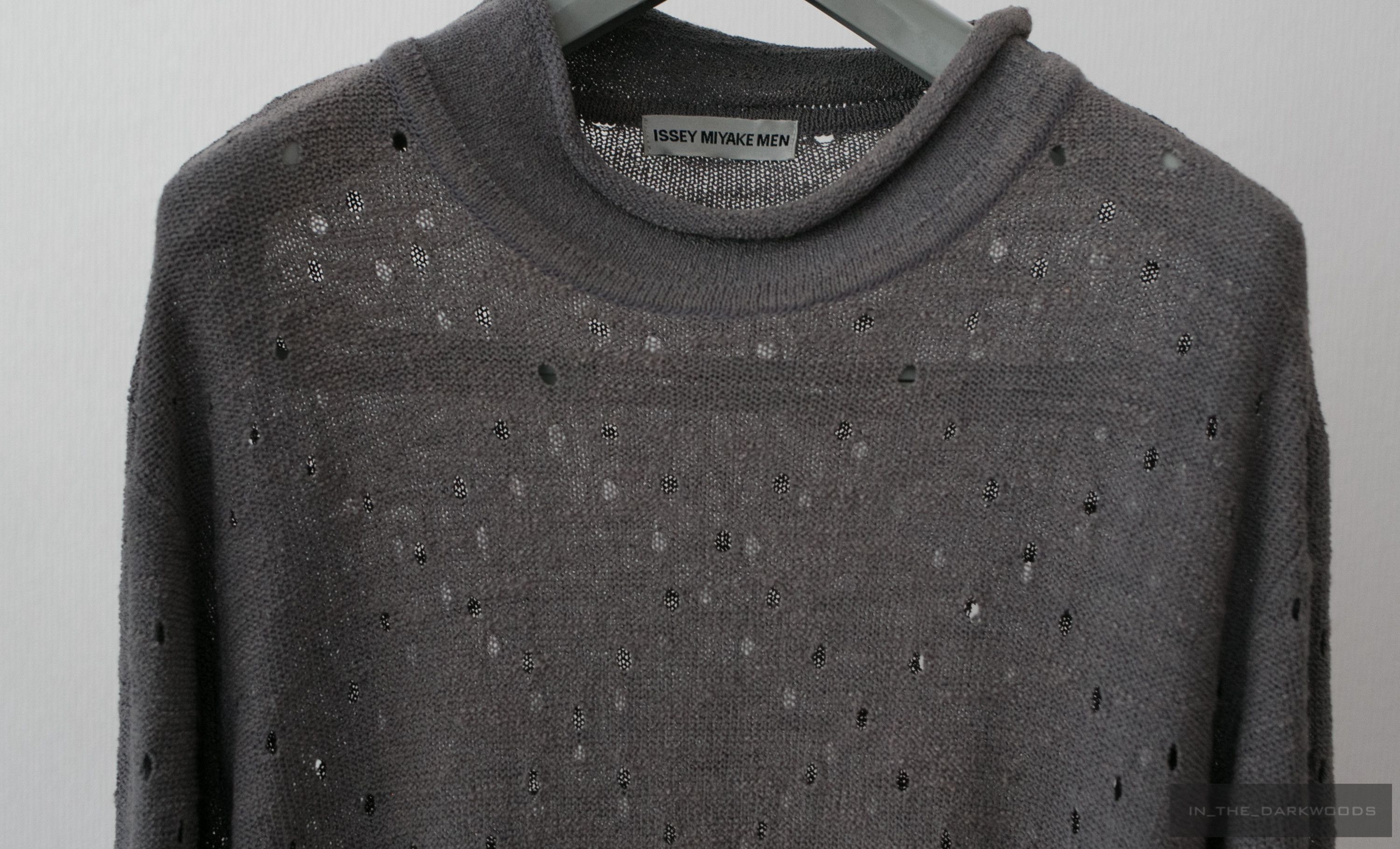 Issey Miyake 1999SS perforated knit Size US M / EU 48-50 / 2 - 5 Thumbnail
