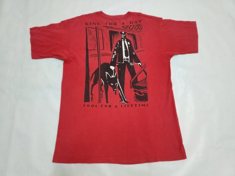 Vintage 90's Faith No More Band Red Medium T Shirt