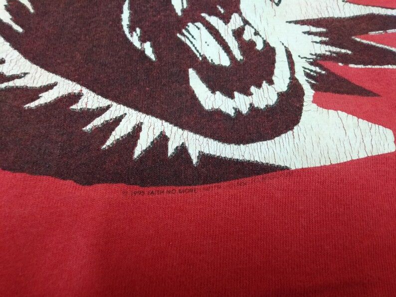 Vintage 90's Faith No More Band Red Medium T Shirt