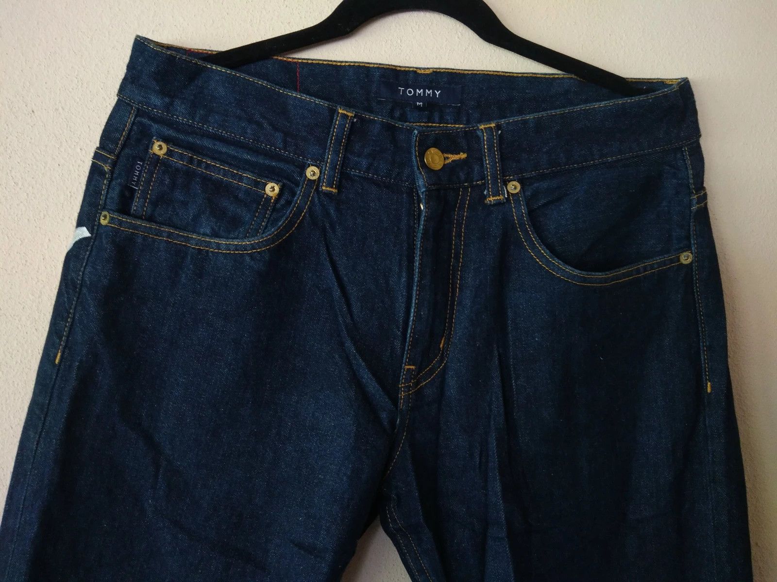 Japanese Brand × Tommy Hilfiger × Tommy Jeans Tommy Hilfiger Embroidery at Pocket Jeans Dark Blue Colour Size US 34 / EU 50 - 5 Thumbnail