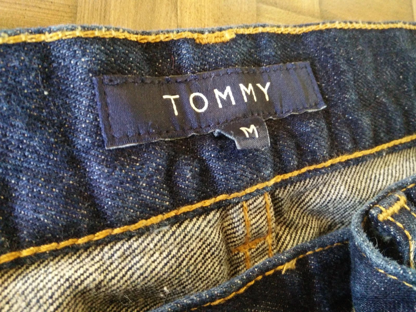 Japanese Brand × Tommy Hilfiger × Tommy Jeans Tommy Hilfiger Embroidery at Pocket Jeans Dark Blue Colour Size US 34 / EU 50 - 11 Thumbnail