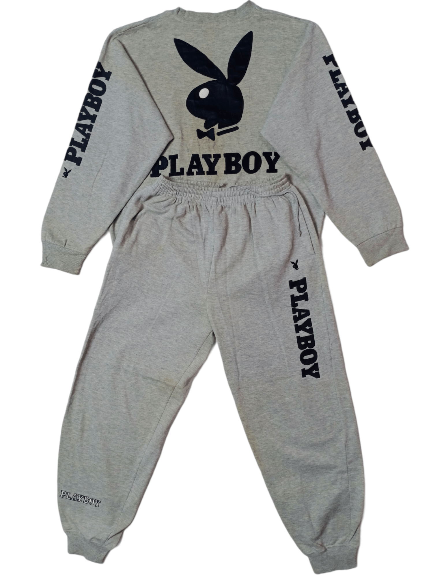Vintage Playboy One Set Big Logo Embroidered Sweatshirt