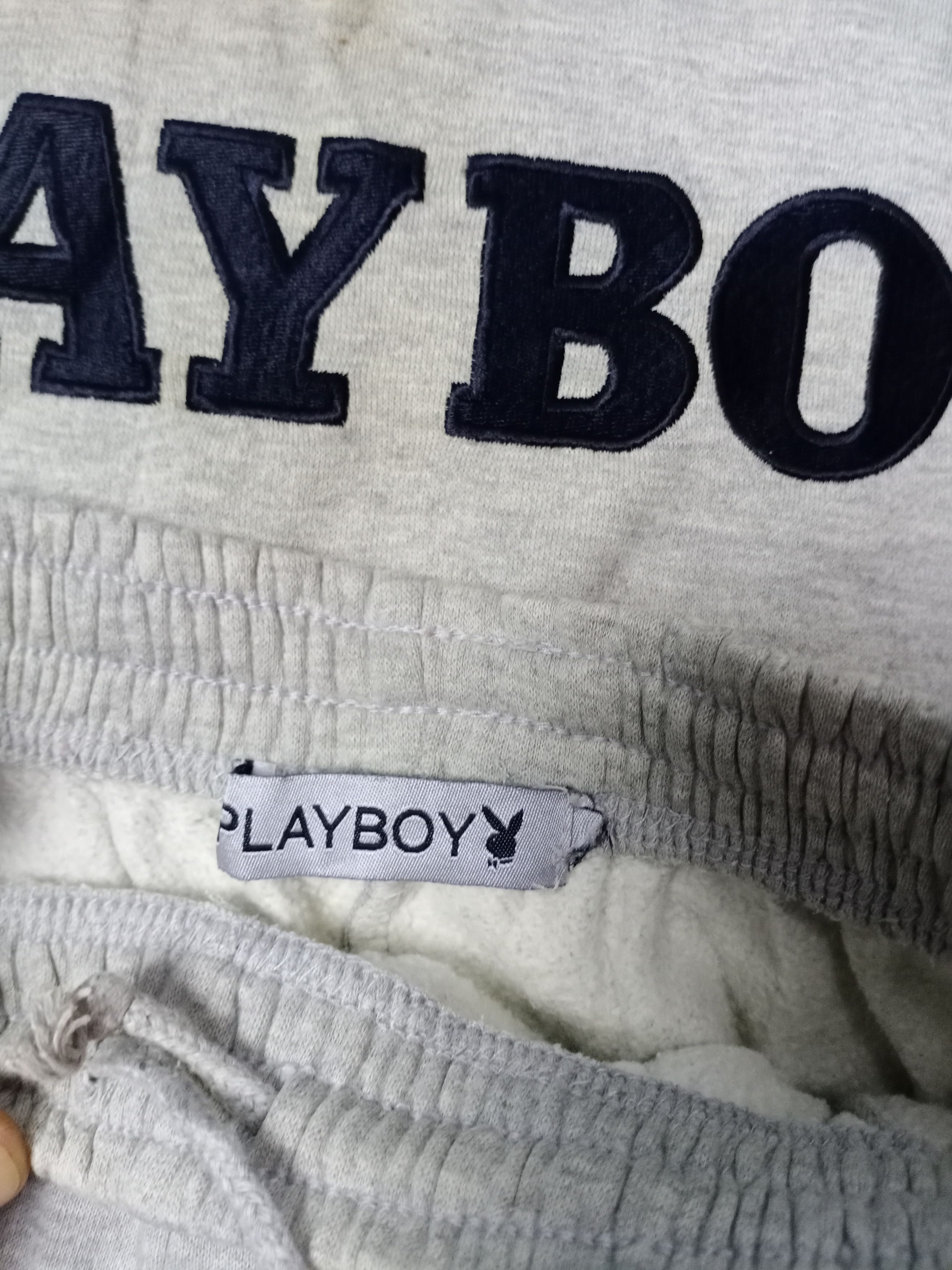 Playboy × Vintage Vintage Playboy One Set Big Logo Embroidered Sweatshirt Size US L / EU 52-54 / 3 - 5 Thumbnail