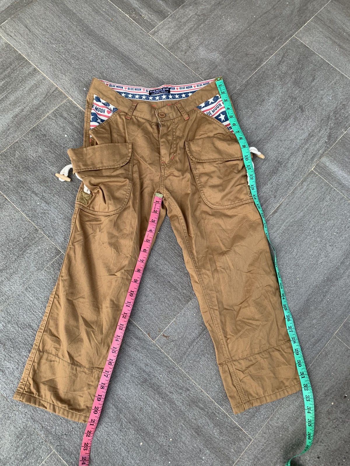 Japanese Brand Rare Japanese Brand Blue Moon 3q Pants Size US 29 - 12 Thumbnail