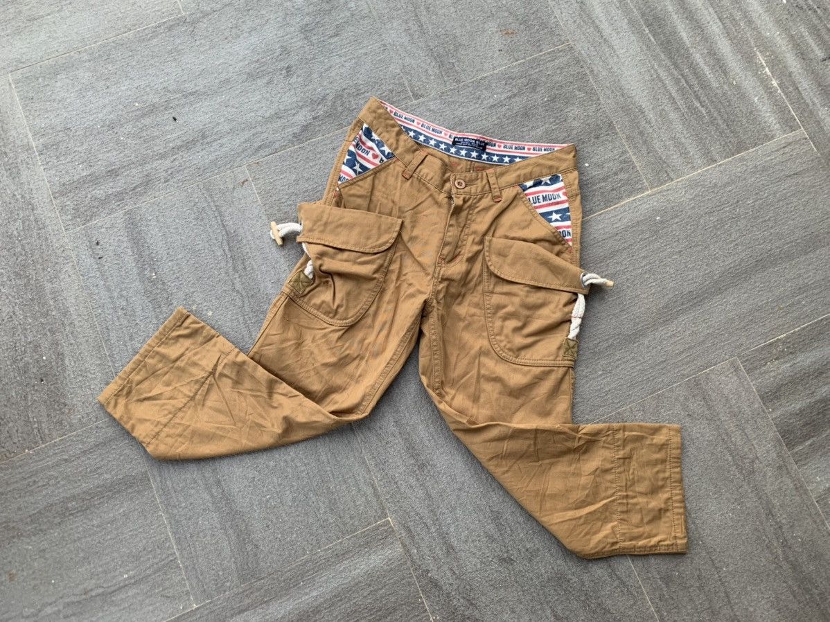 Japanese Brand Rare Japanese Brand Blue Moon 3q Pants Size US 29 - 2 Thumbnail