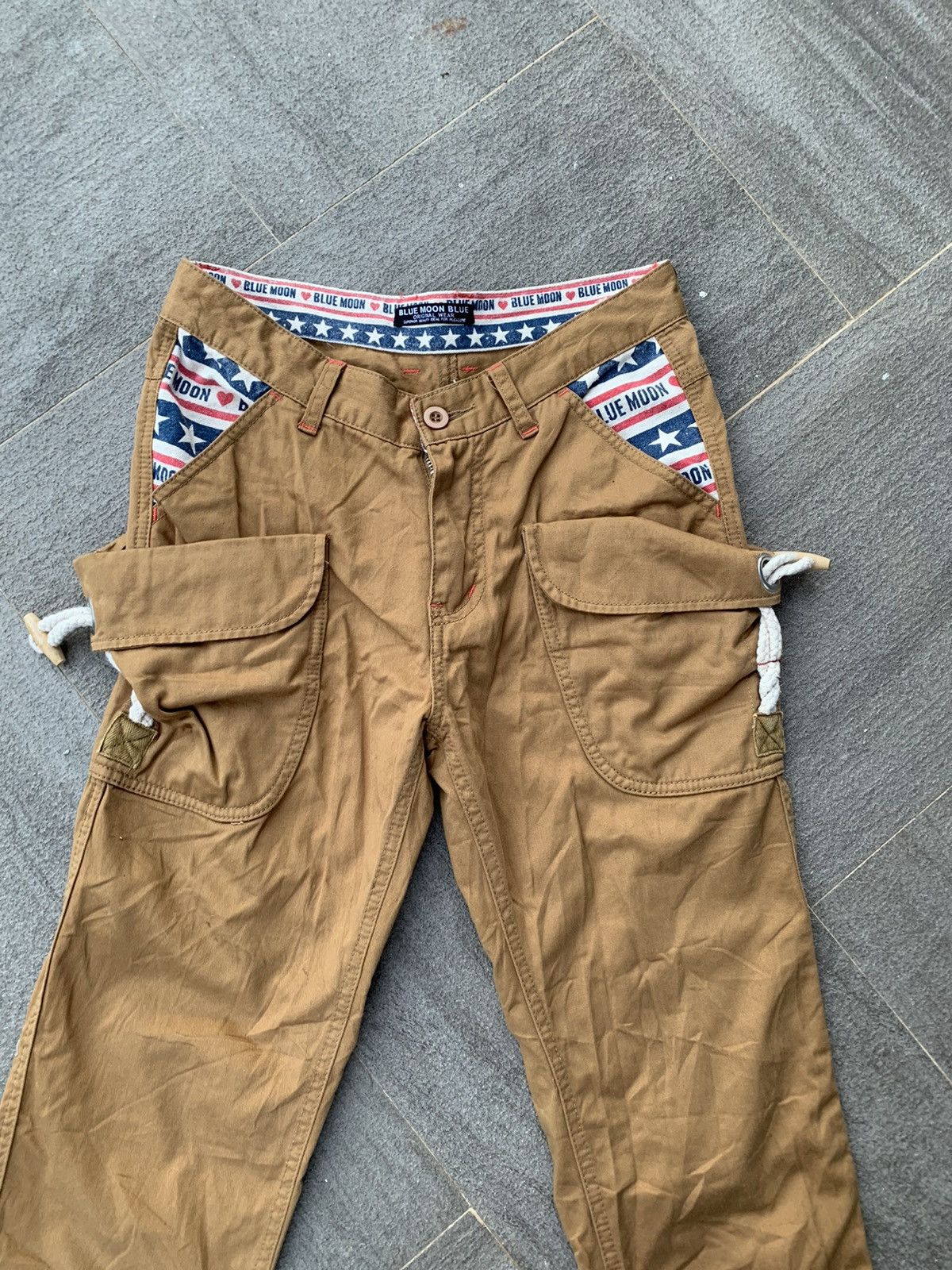 Japanese Brand Rare Japanese Brand Blue Moon 3q Pants Size US 29 - 4 Thumbnail