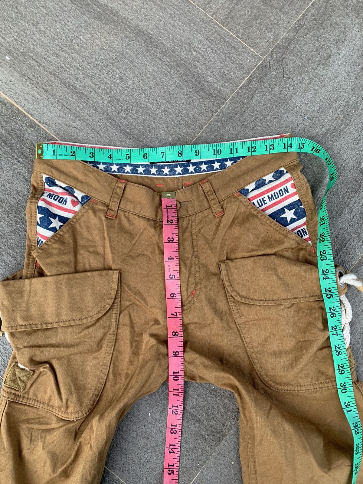 Japanese Brand Rare Japanese Brand Blue Moon 3q Pants Size US 29 - 11 Thumbnail