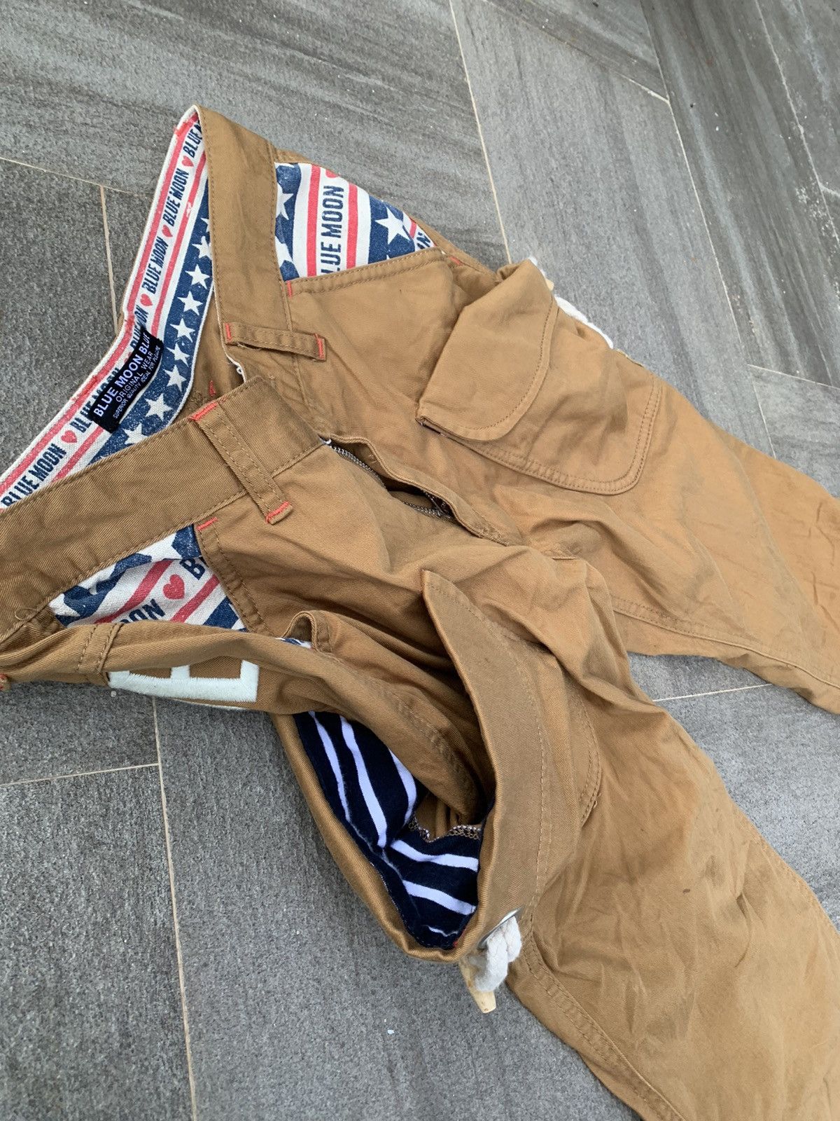 Japanese Brand Rare Japanese Brand Blue Moon 3q Pants Size US 29 - 9 Thumbnail