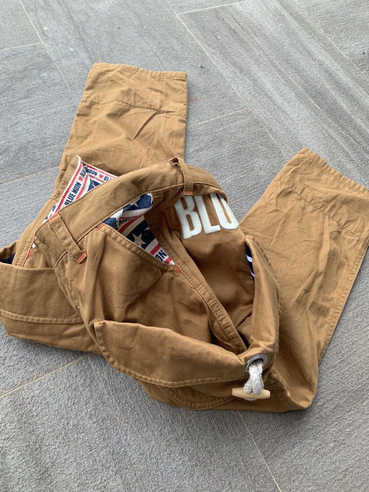 Japanese Brand Rare Japanese Brand Blue Moon 3q Pants Size US 29 - 8 Thumbnail