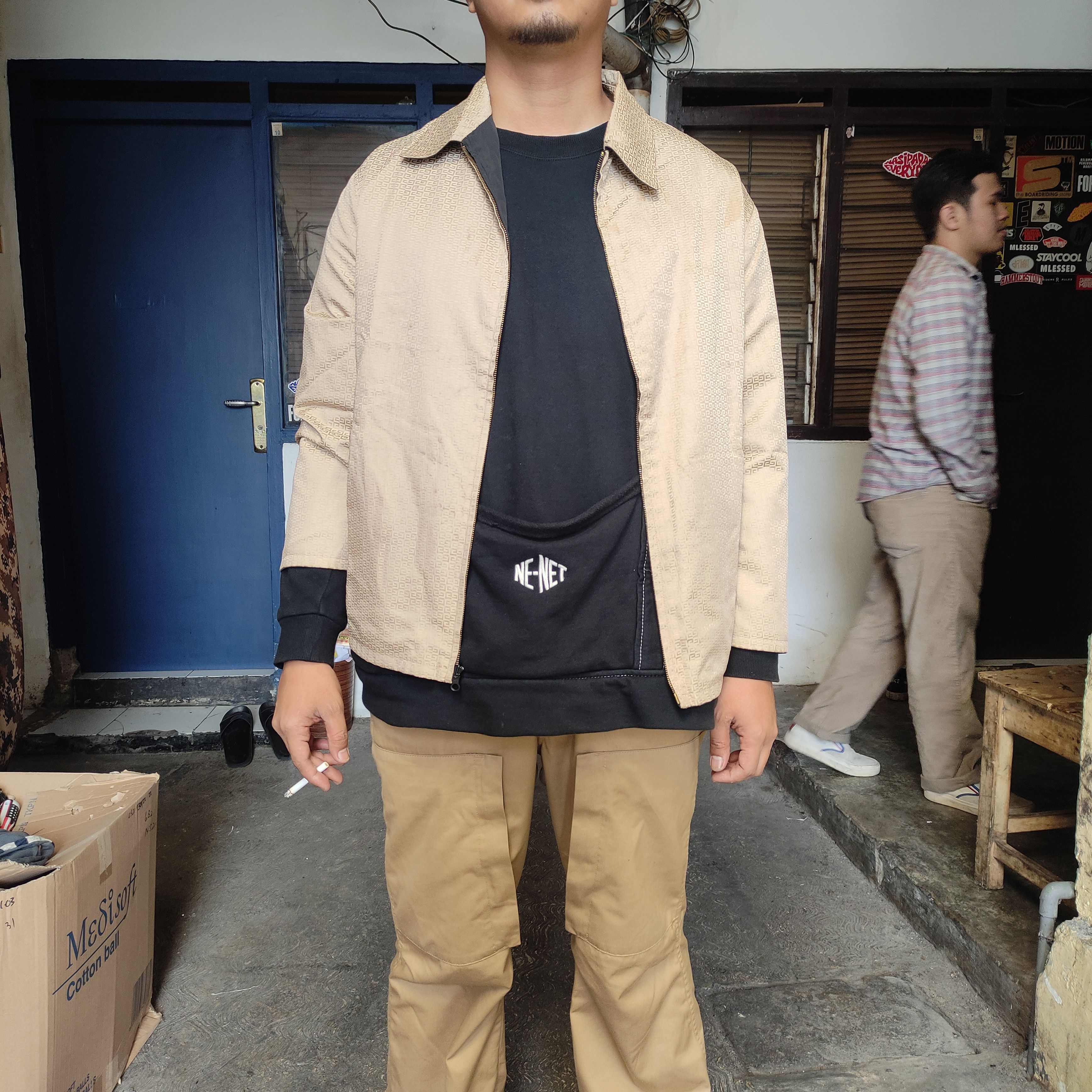 Givenchy givenchy monsieur monogram/reversible rongkah casual jacket Size US L / EU 52-54 / 3 - 11 Thumbnail