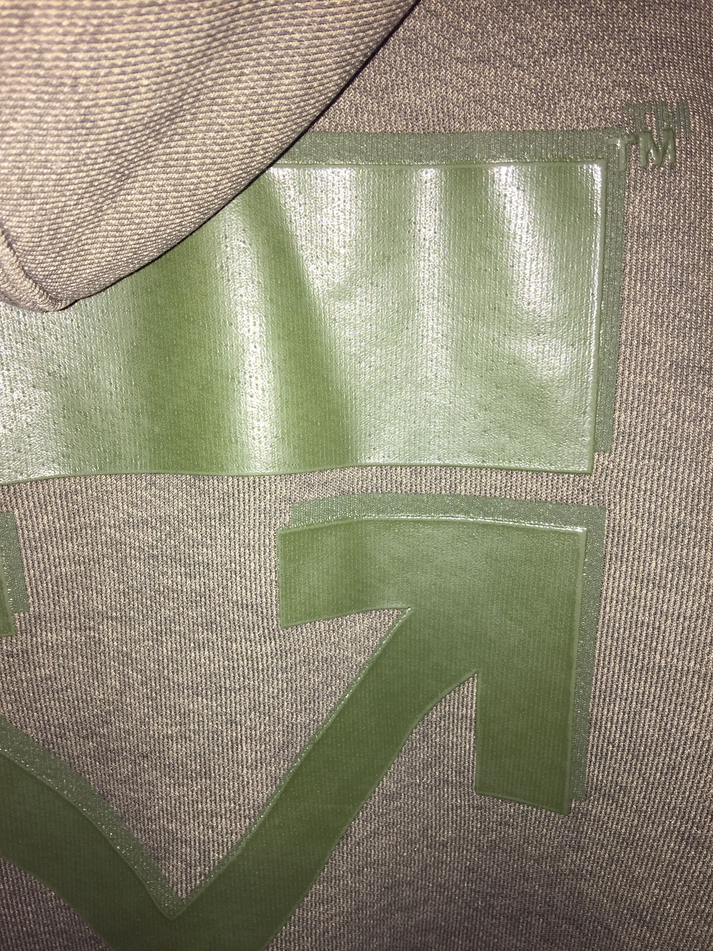 Off-White RUBBER ARROW FULL-ZIP HOODY UNISEX Size US XS / EU 42 / 0 - 7 Thumbnail