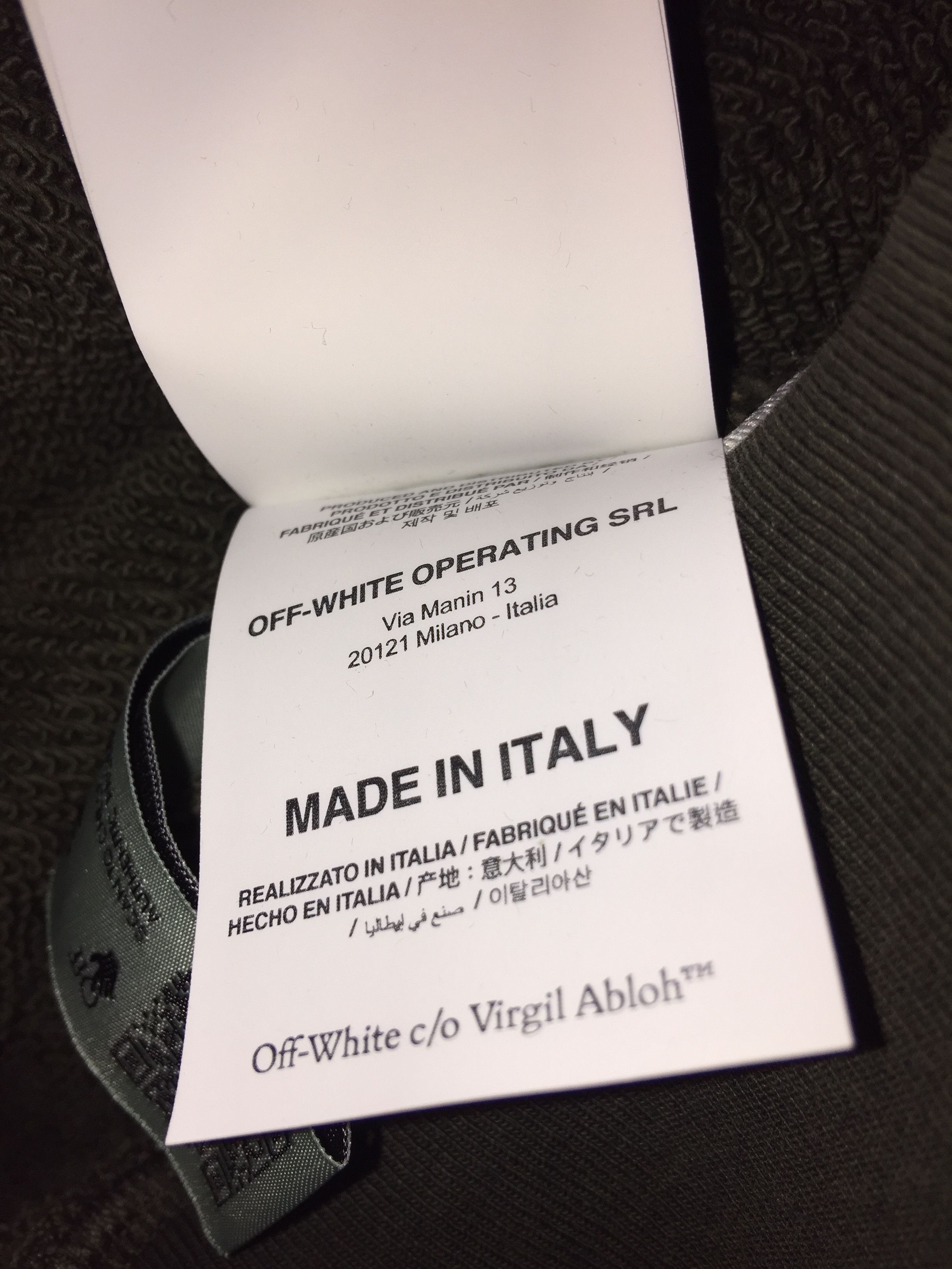 Off-White RUBBER ARROW FULL-ZIP HOODY UNISEX Size US XS / EU 42 / 0 - 11 Thumbnail