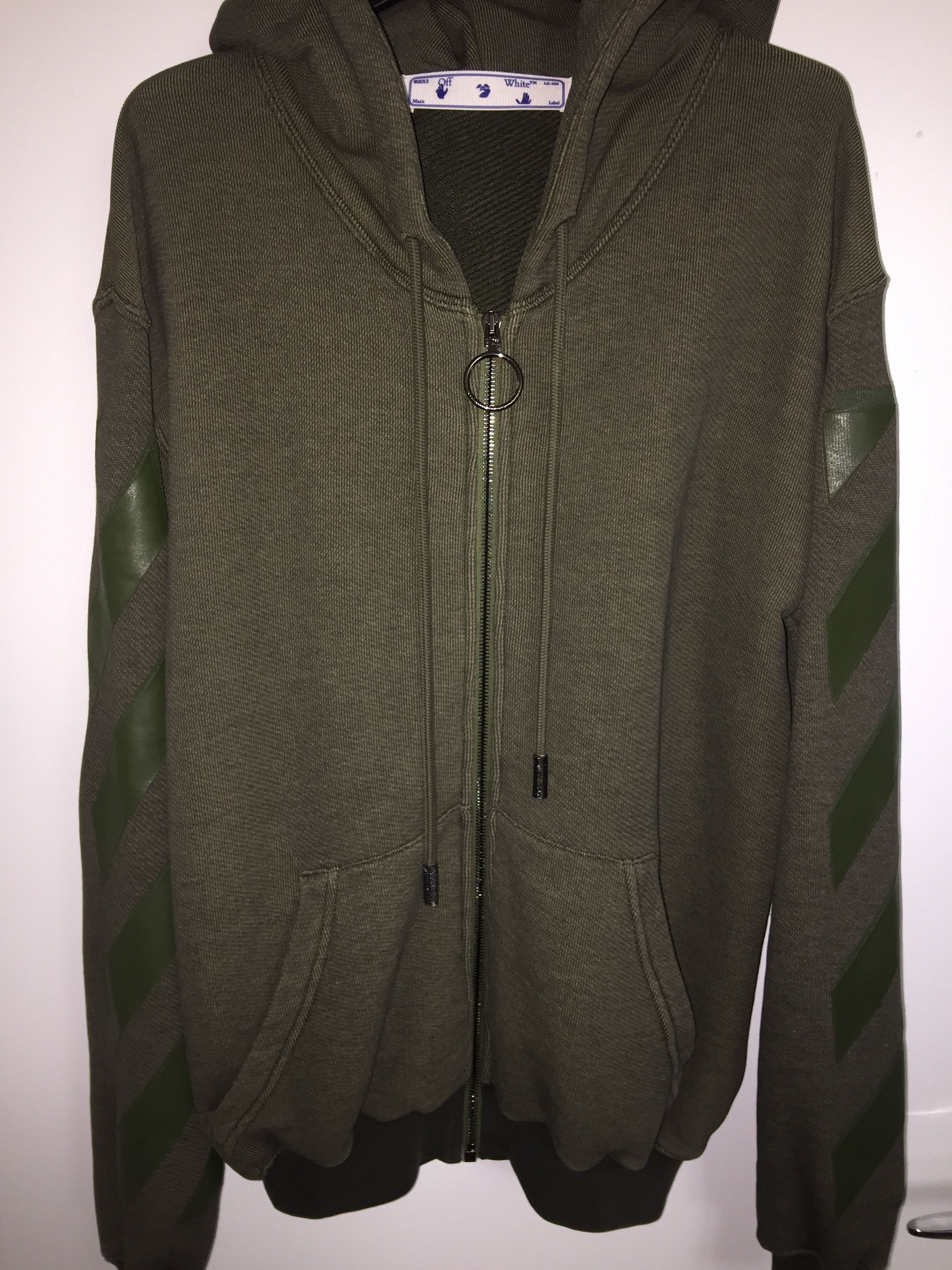 Off-White RUBBER ARROW FULL-ZIP HOODY UNISEX Size US XS / EU 42 / 0 - 2 Thumbnail