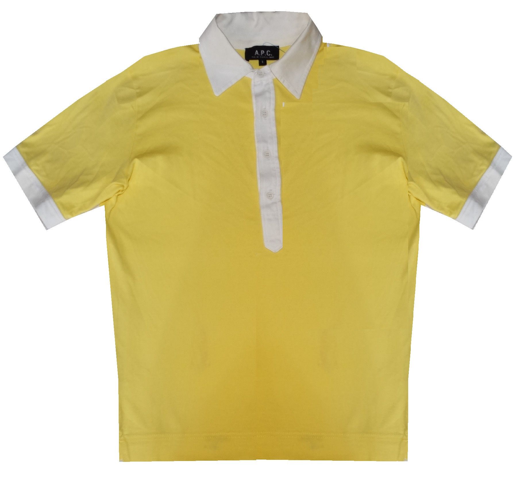A.P.C. I6 APC women Button polo golf polo S Women/ xxs men Size US S / EU 44-46 / 1 - 2 Thumbnail