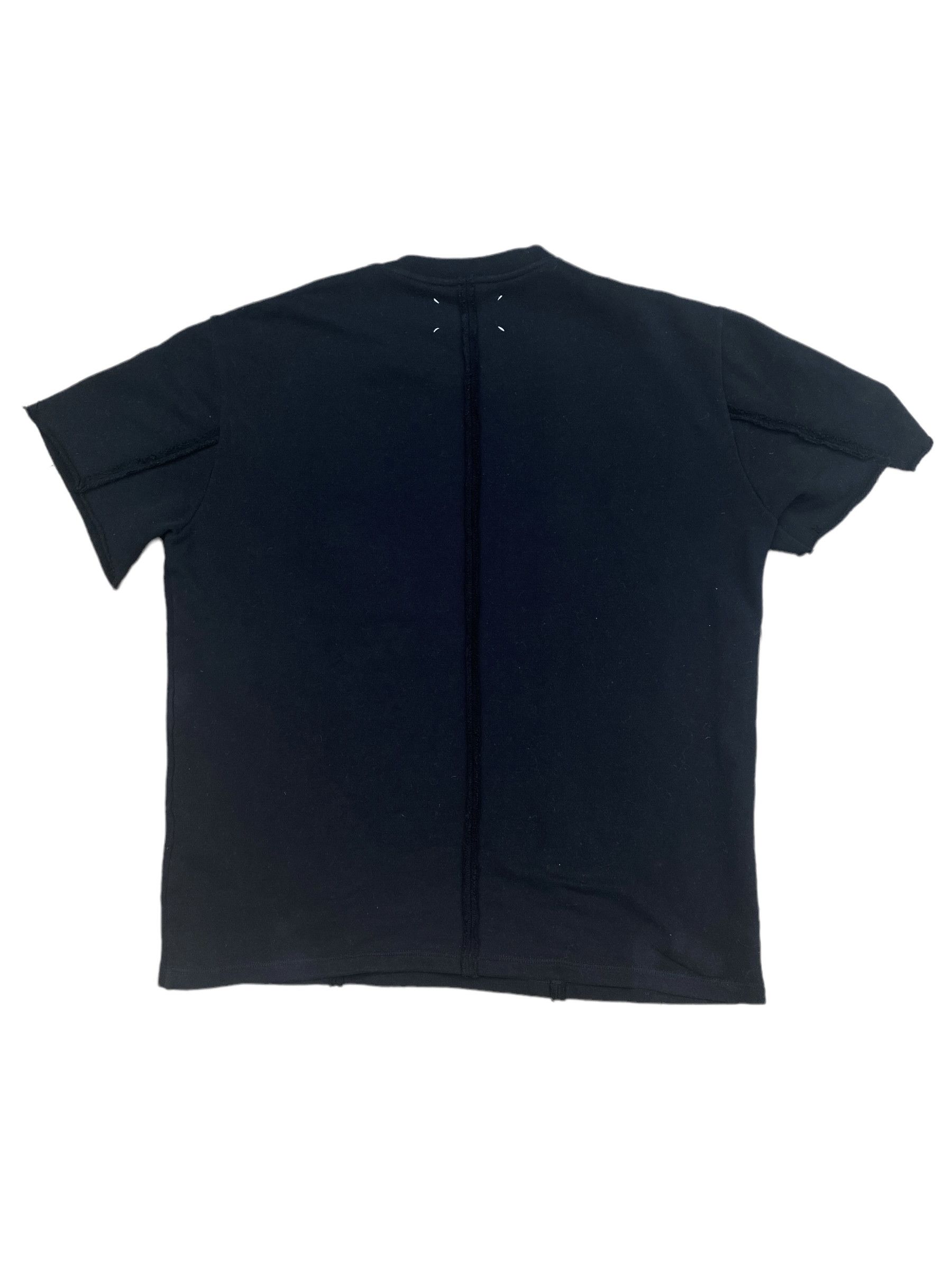 Maison Margiela Black Short Sleeves Sweater Size US L / EU 52-54 / 3 - 4 Thumbnail
