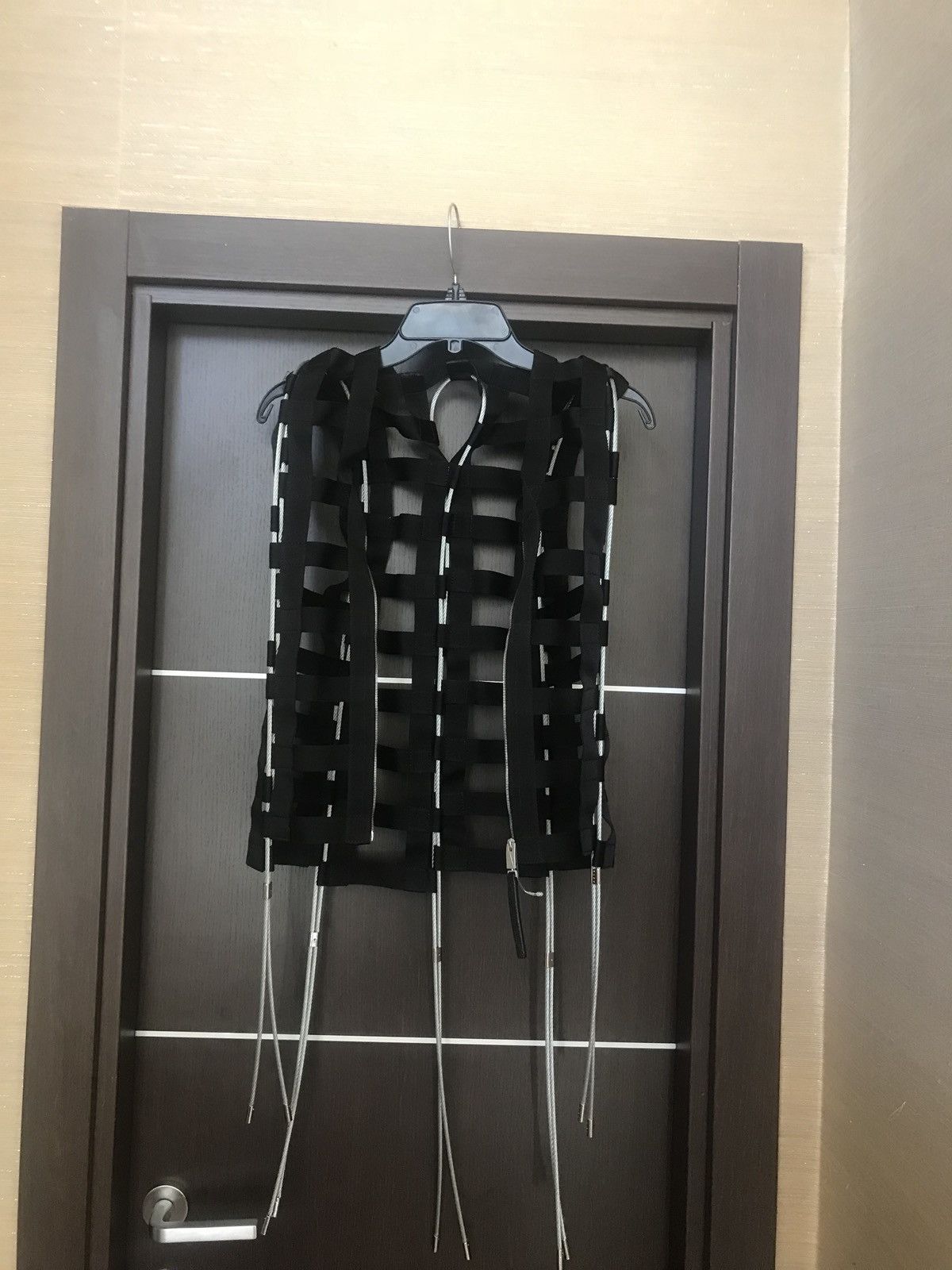 Vest With Silver Cables