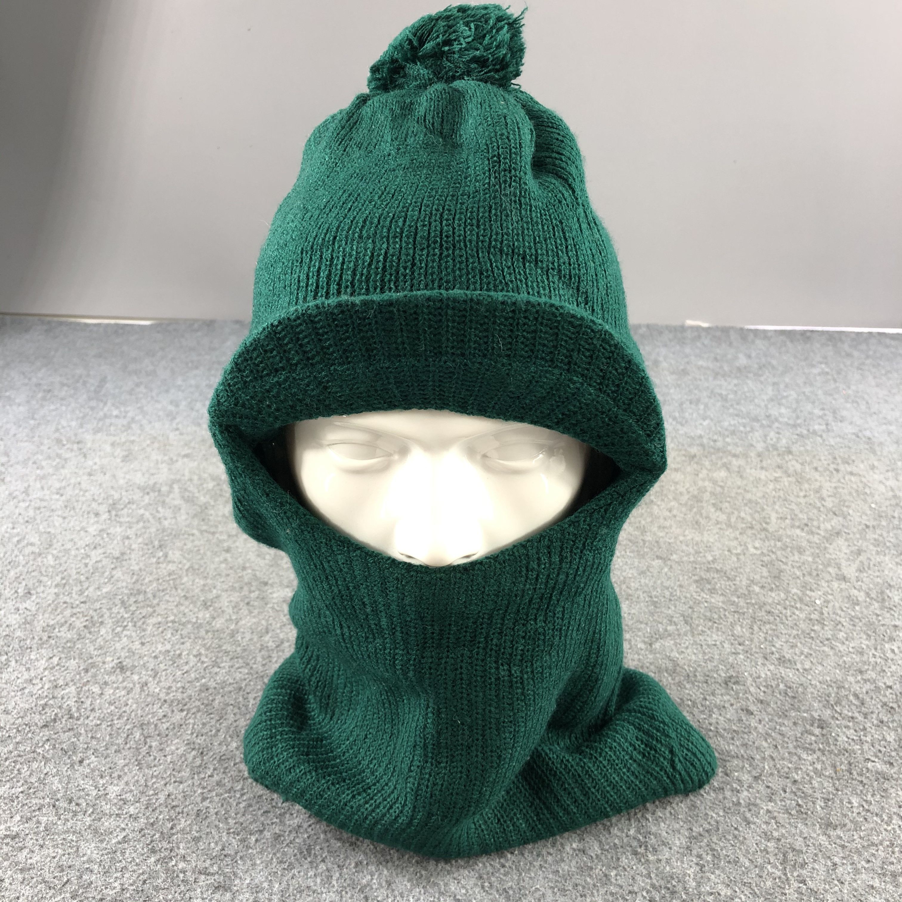 Vintage Unknown Ski Mask Visor Beanie Snowcap Snow Hat B477 Size ONE SIZE - 1 Thumbnail