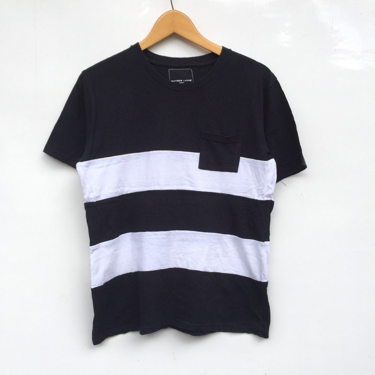 Number (N)ine number (n)ine denim line striped pocket tees Size US M / EU 48-50 / 2 - 1 Thumbnail