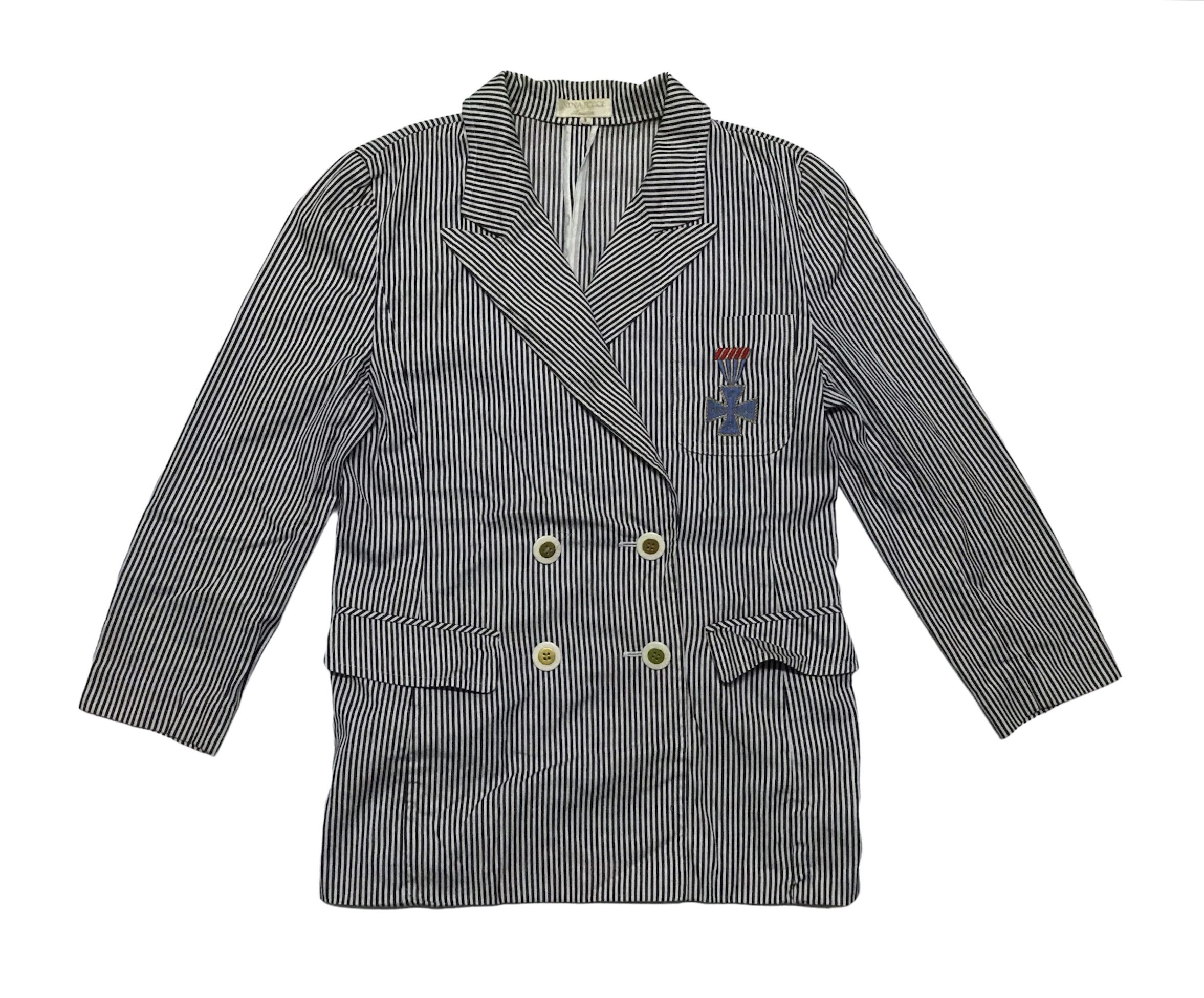 Nina Ricci Nina Ricci stripes coat Size M / US 6-8 / IT 42-44 - 1 Thumbnail