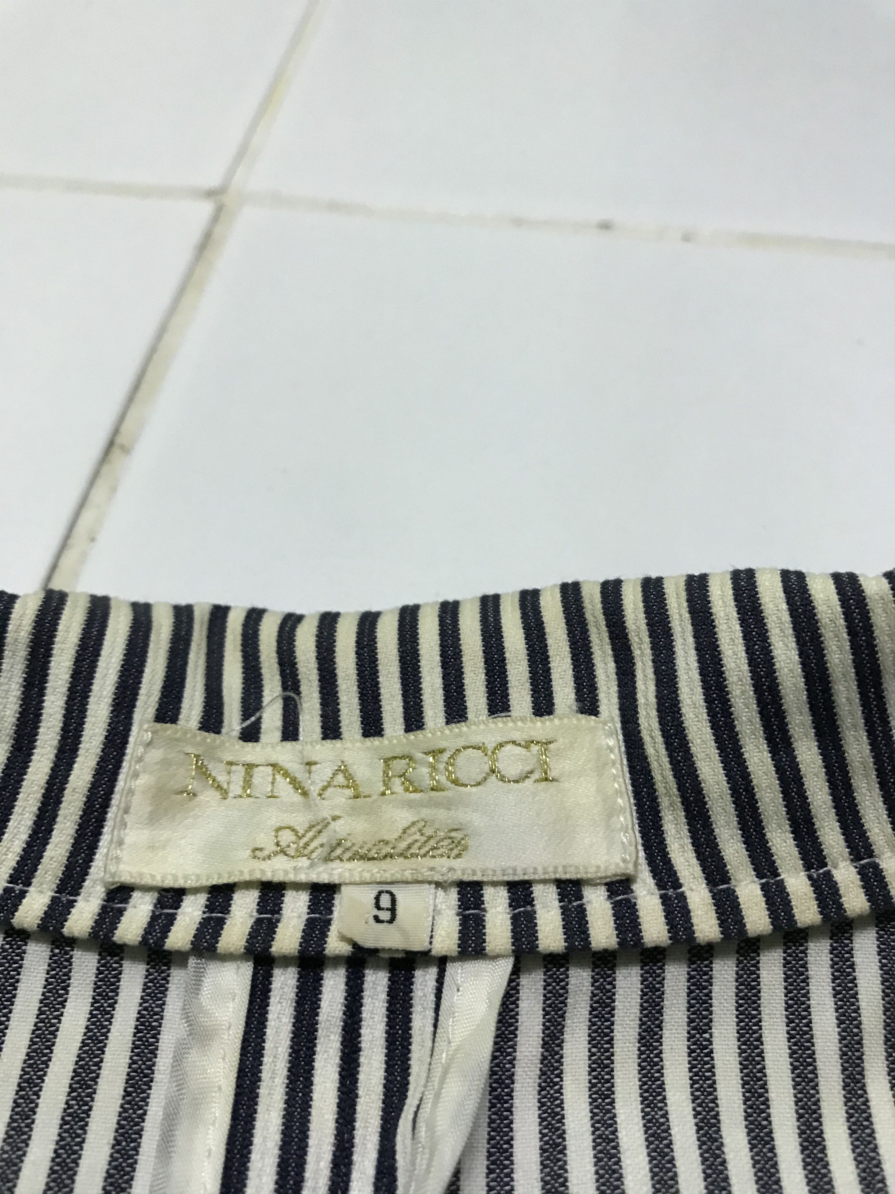 Nina Ricci Nina Ricci stripes coat Size M / US 6-8 / IT 42-44 - 2 Thumbnail