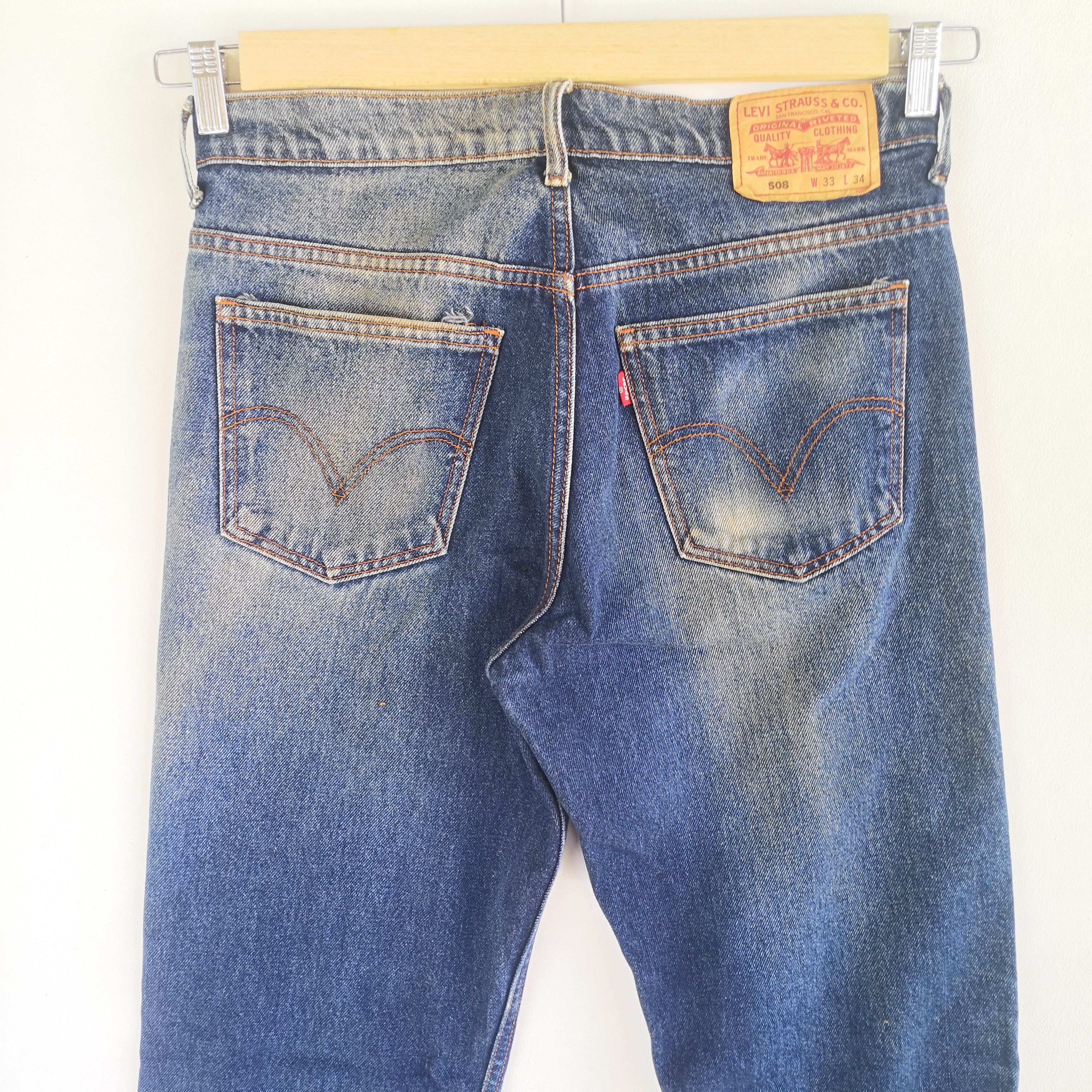 Levi's Vintage Levis Jeans Released Hem Levi's 508 Denim Pants Size US 30 / EU 46 - 4 Thumbnail